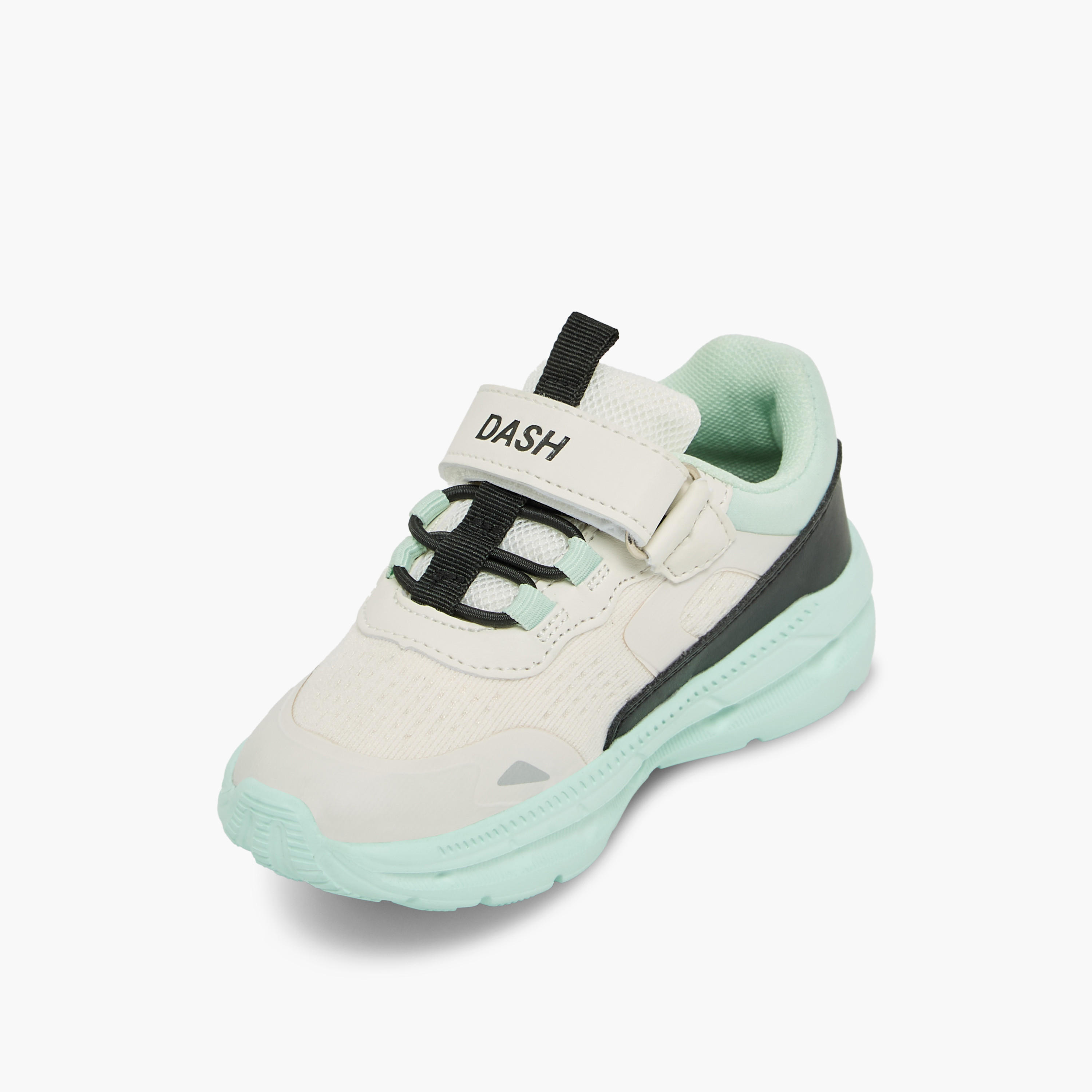 حذاء رياضي بشريط لاصق وقوالب ملونة للبنات من داش-girls-shoes-sneakers-image-4