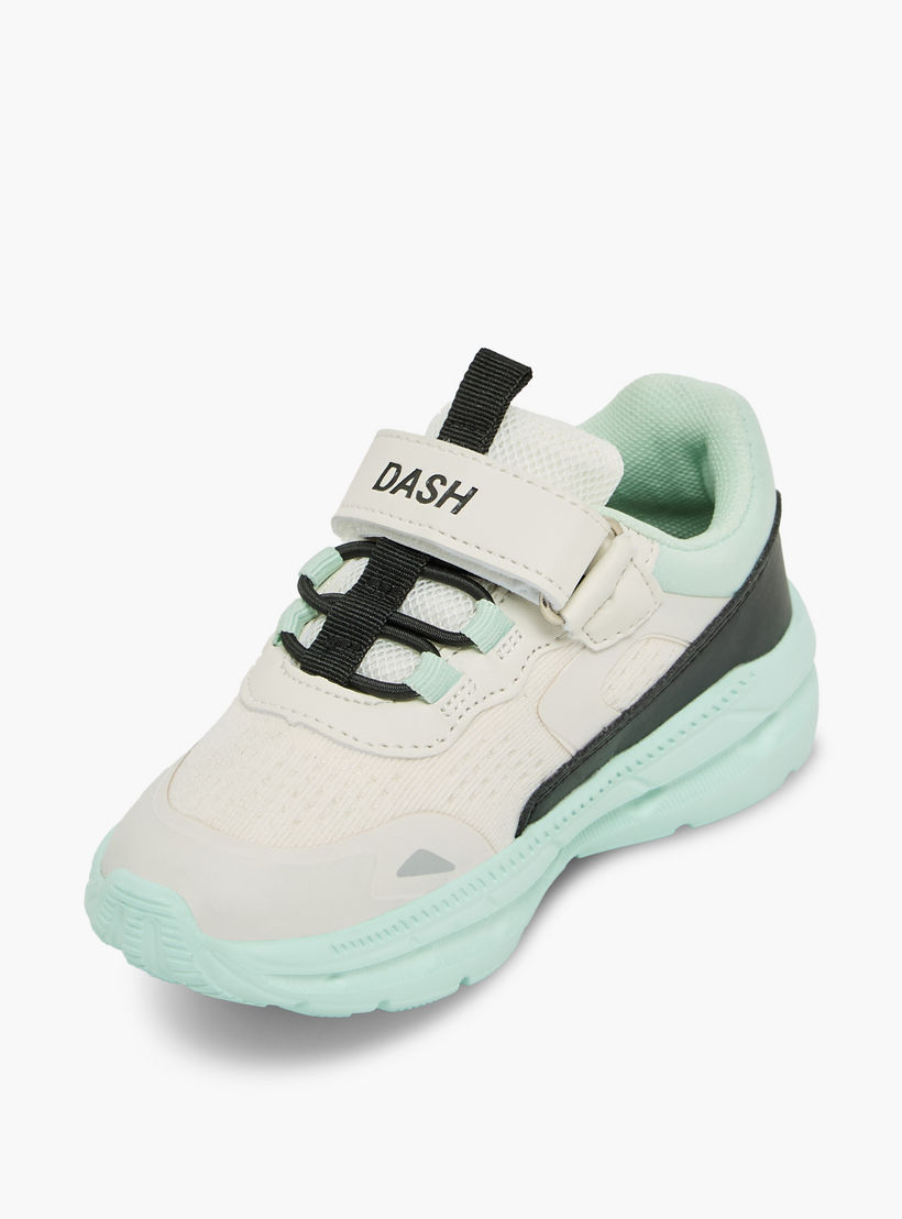 حذاء رياضي بشريط لاصق وقوالب ملونة للبنات من داش-girls-shoes-sneakers-image-4