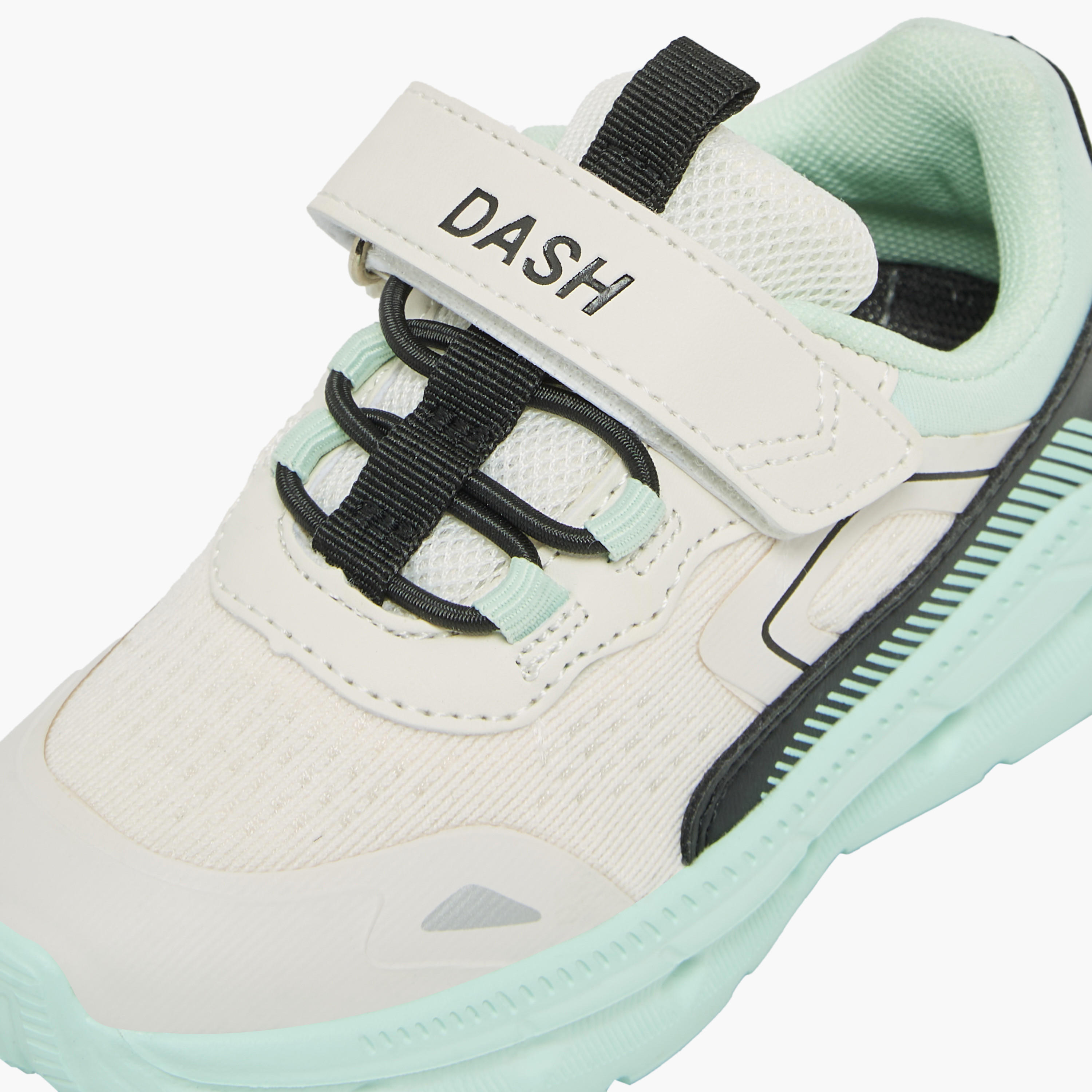 حذاء رياضي بشريط لاصق وقوالب ملونة للبنات من داش-girls-shoes-sneakers-image-7
