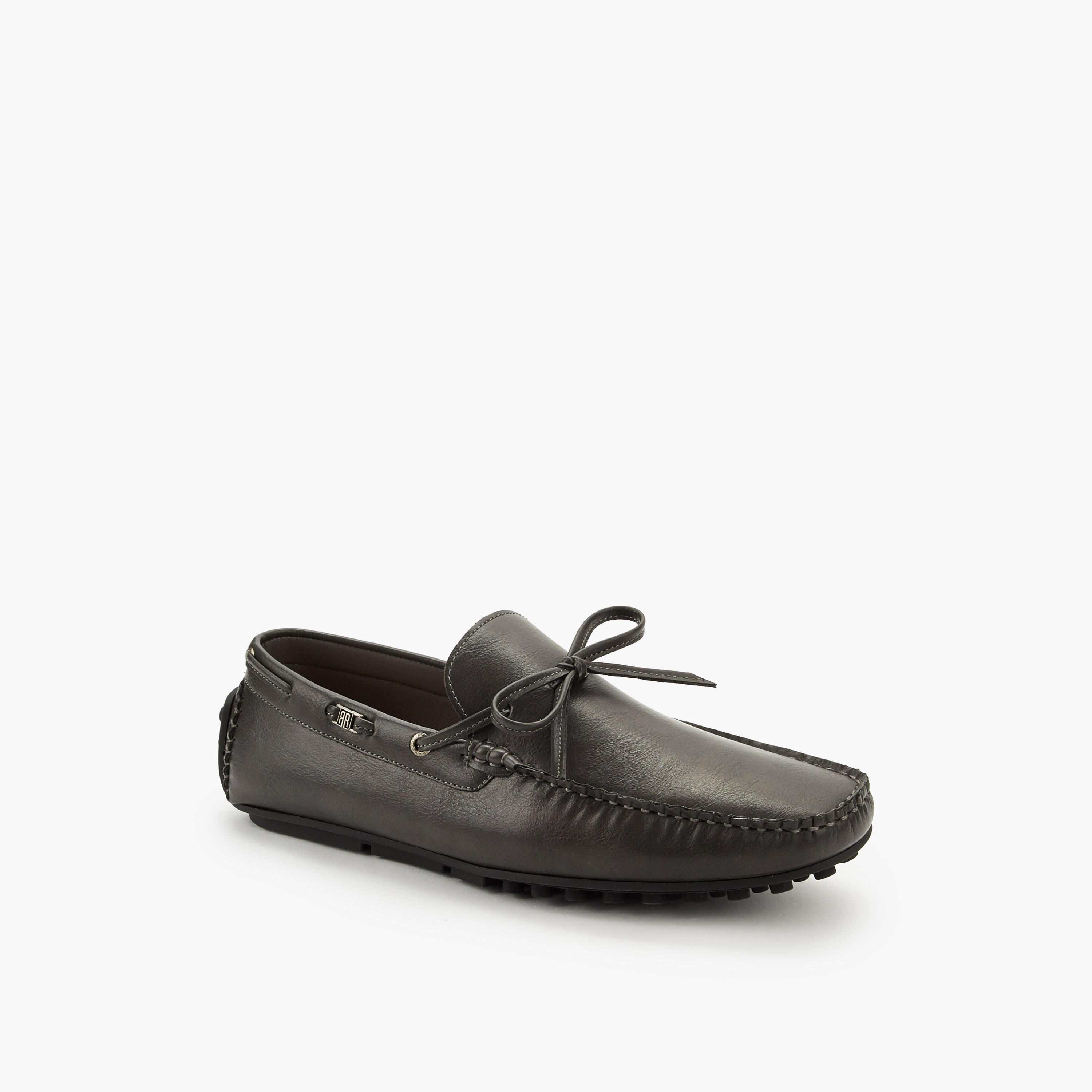 حذاء موكاسين سهل الارتداء بقصة فيونكة للرجال من رينزو روغاني-men-shoes-loafersandmoccasins-image-2