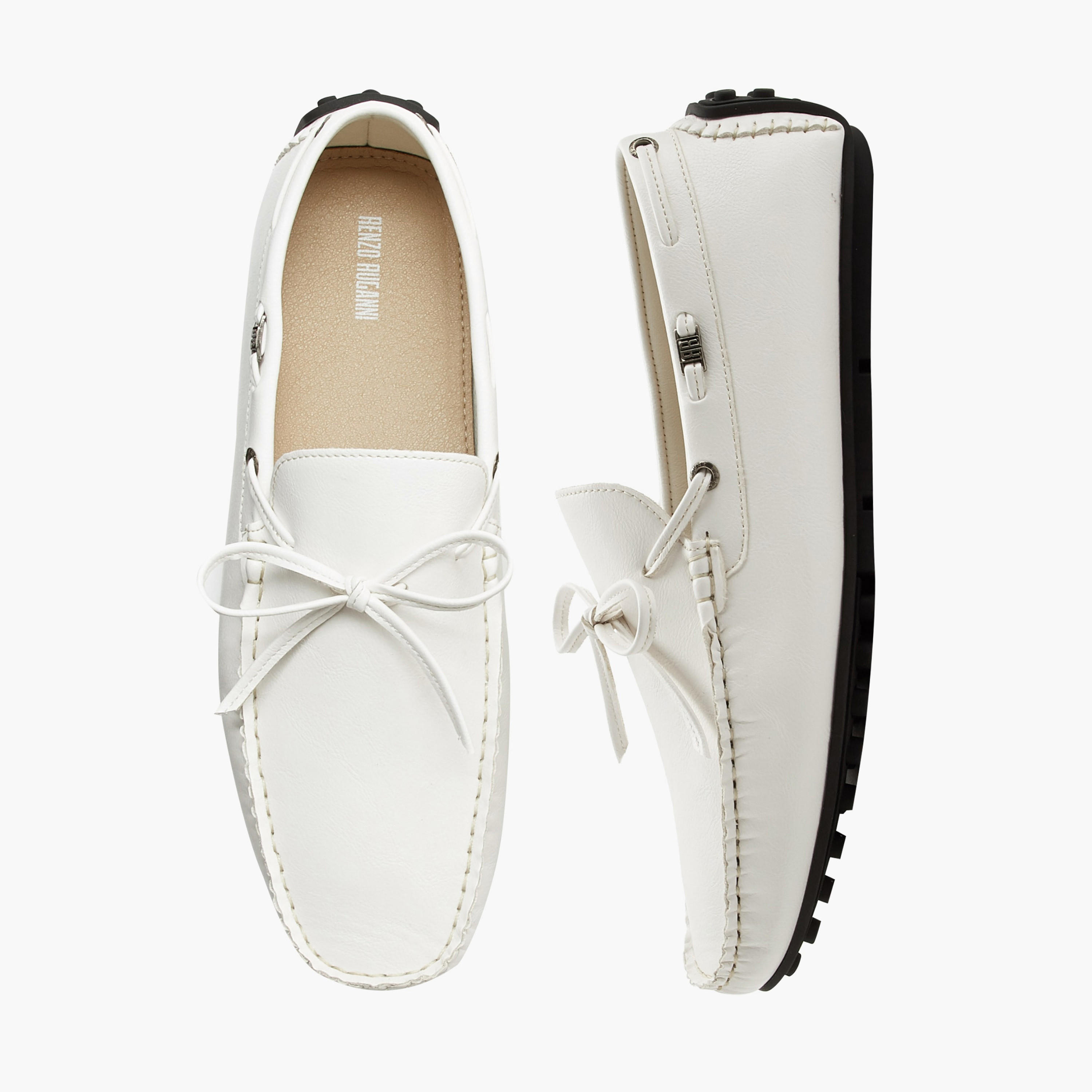 حذاء موكاسين سهل الارتداء بقصة فيونكة للرجال من رينزو روغاني-men-shoes-loafersandmoccasins-image-1