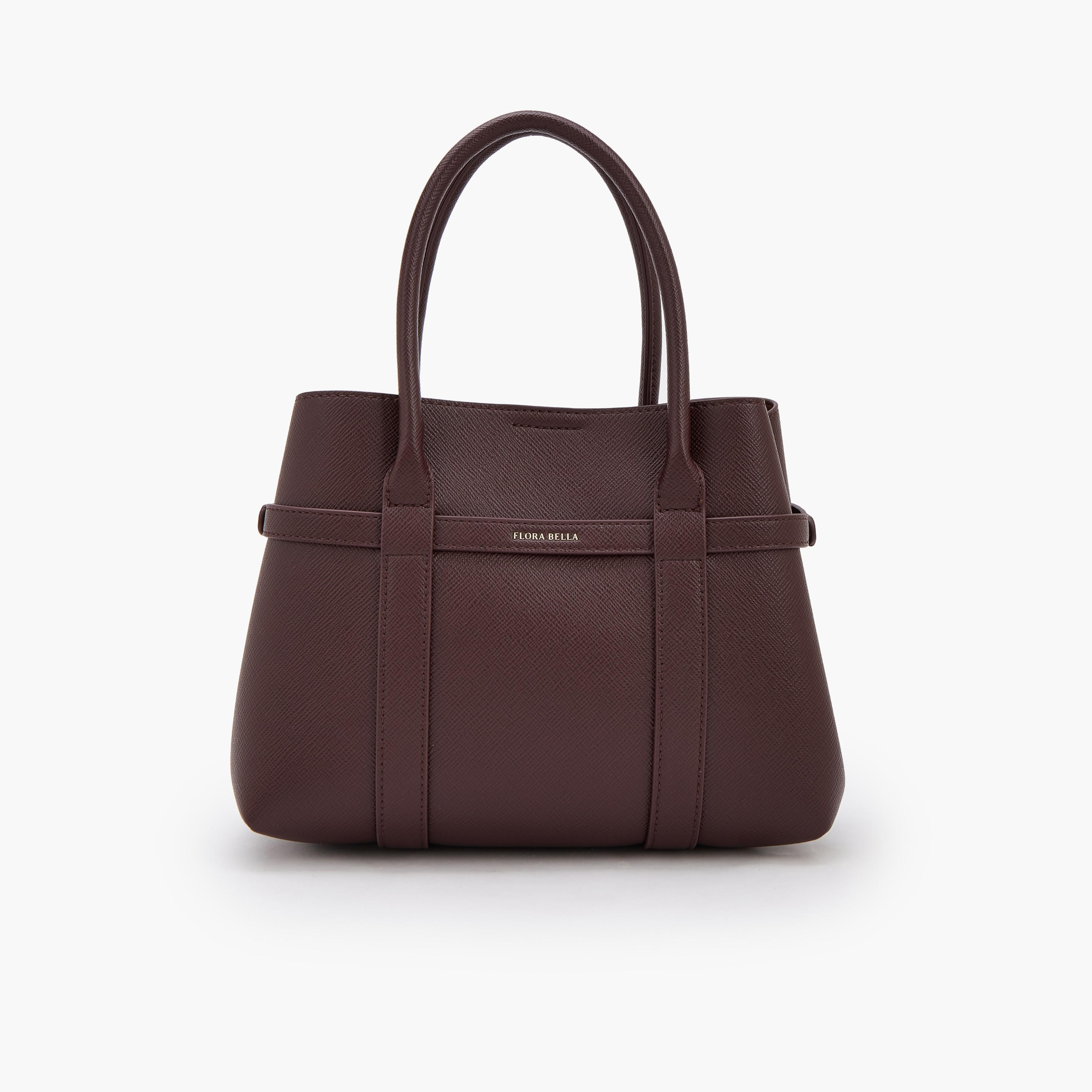 Flora Bella Textured Tote Bag with Removable Pouch-women-bagsandwallets-handbags-image-1
