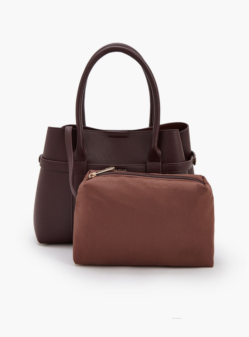 Flora Bella Textured Tote Bag with Removable Pouch-women-bagsandwallets-handbags-image-7
