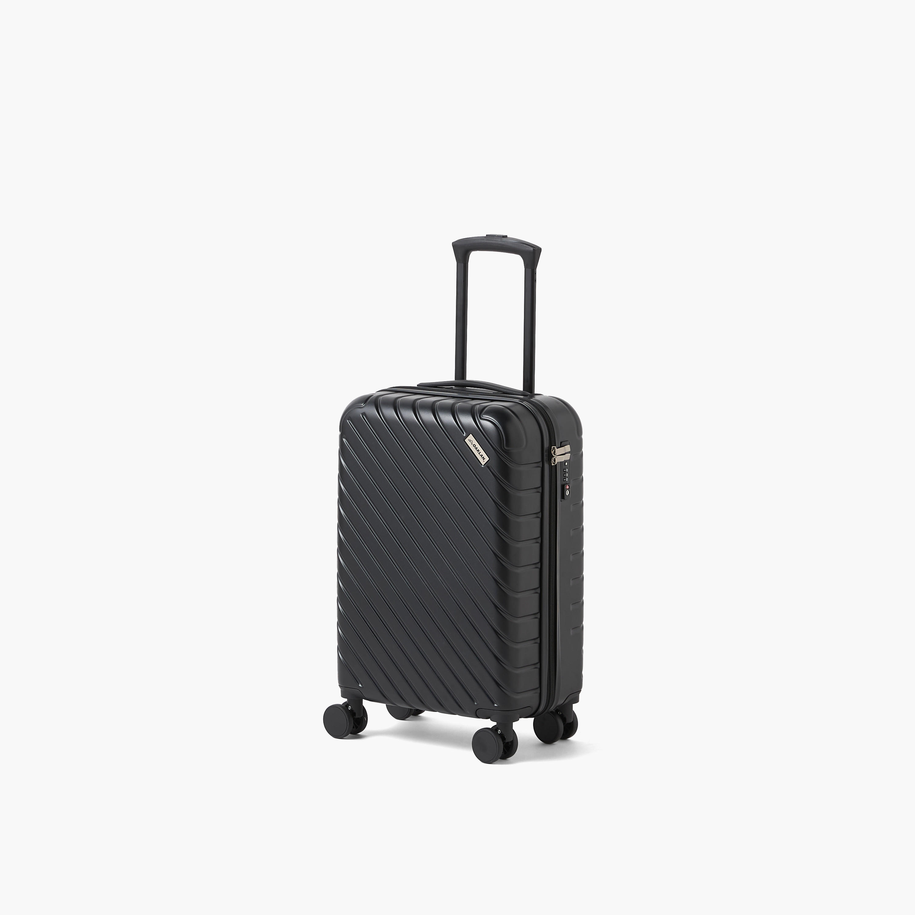 Oaklan by Shoexpress Textured Hardcase Luggage Trolley with Retractable Handle-travel-luggagesandbags-luggage-image-6