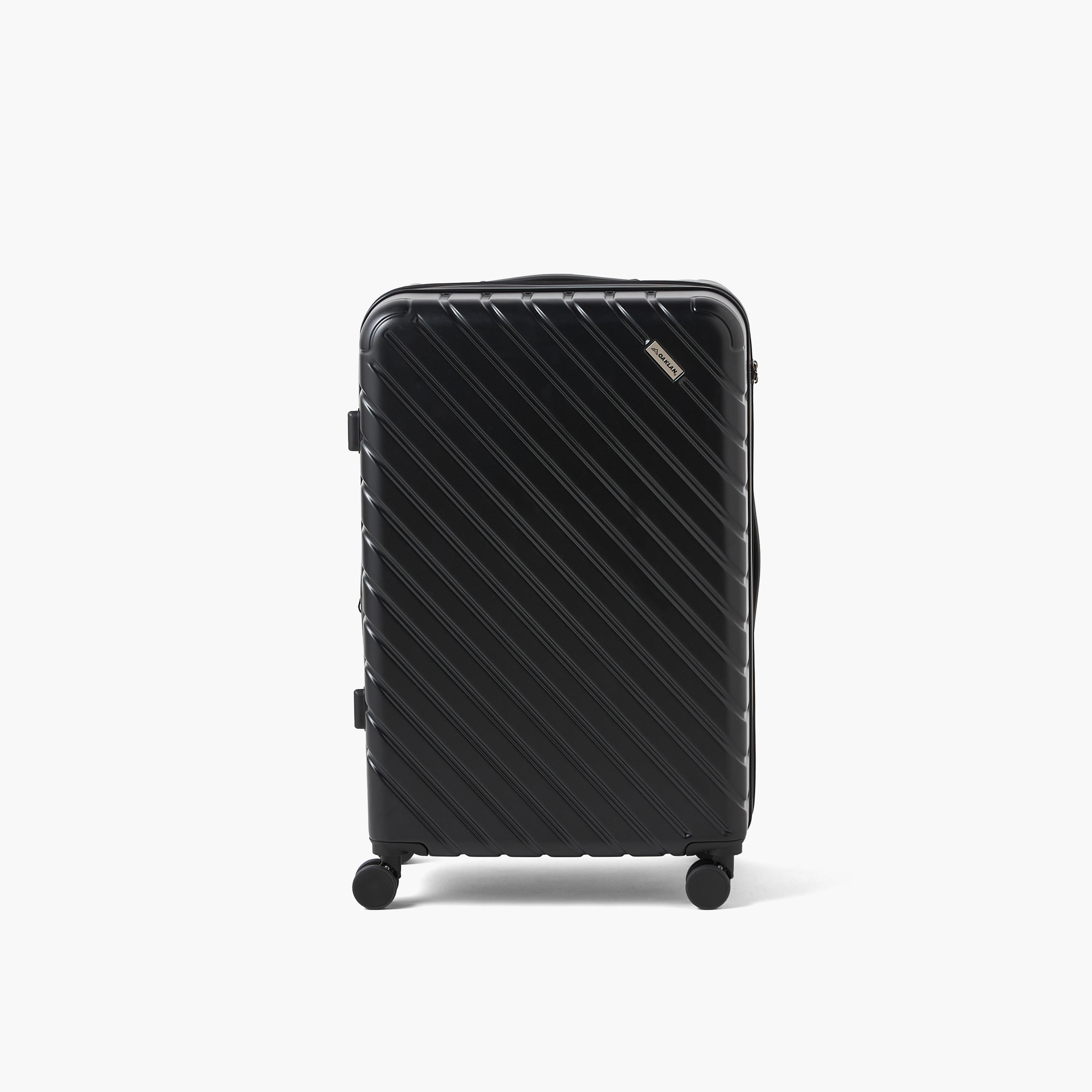 Oaklan by Shoexpress Textured Hardcase Luggage Trolley with Retractable Handle-travel-luggagesandbags-luggage-image-7