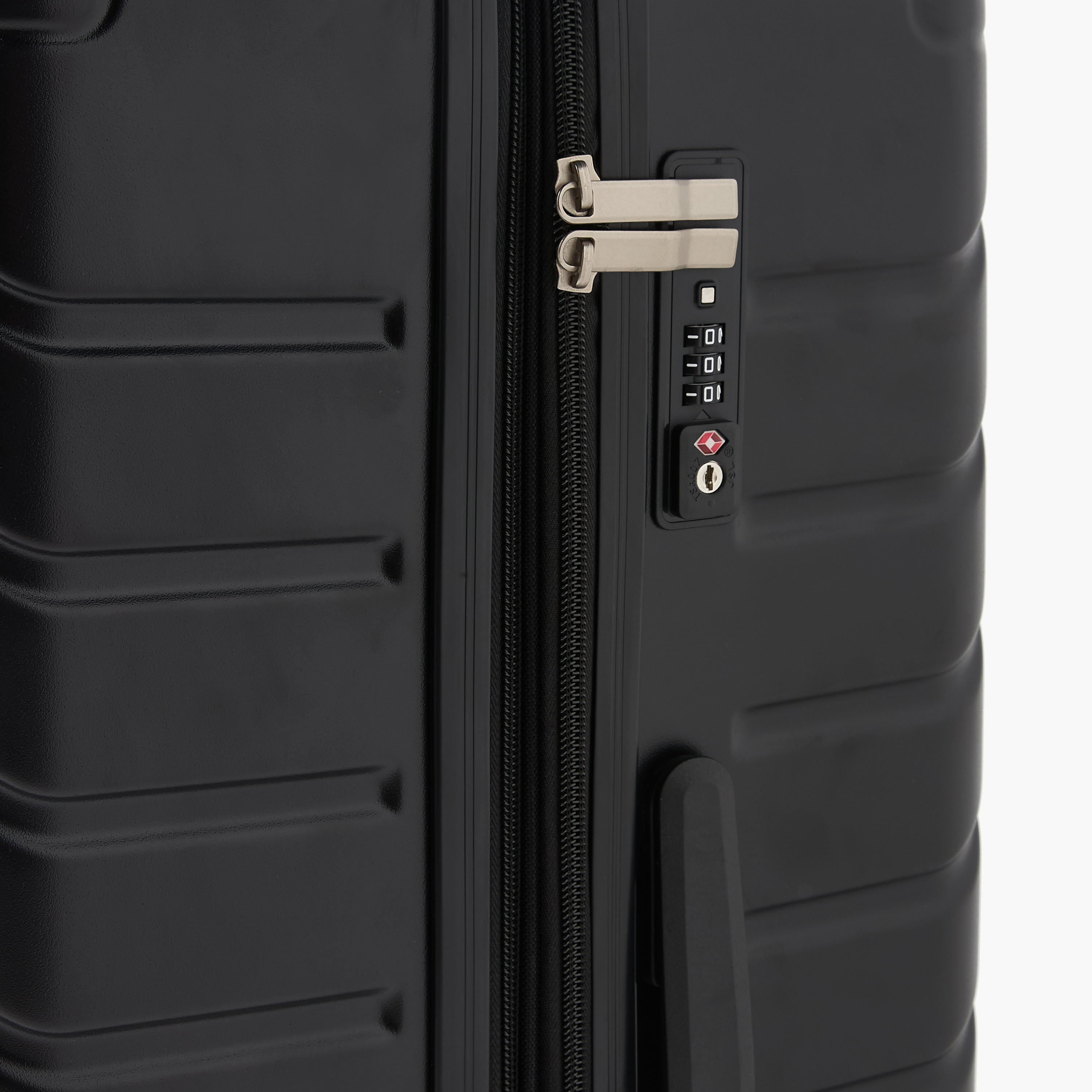Oaklan by Shoexpress Textured Hardcase Luggage Trolley with Retractable Handle-travel-luggagesandbags-luggage-image-9
