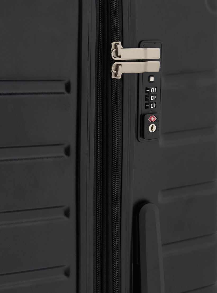 Oaklan by Shoexpress Textured Hardcase Luggage Trolley with Retractable Handle-travel-luggagesandbags-luggage-image-9