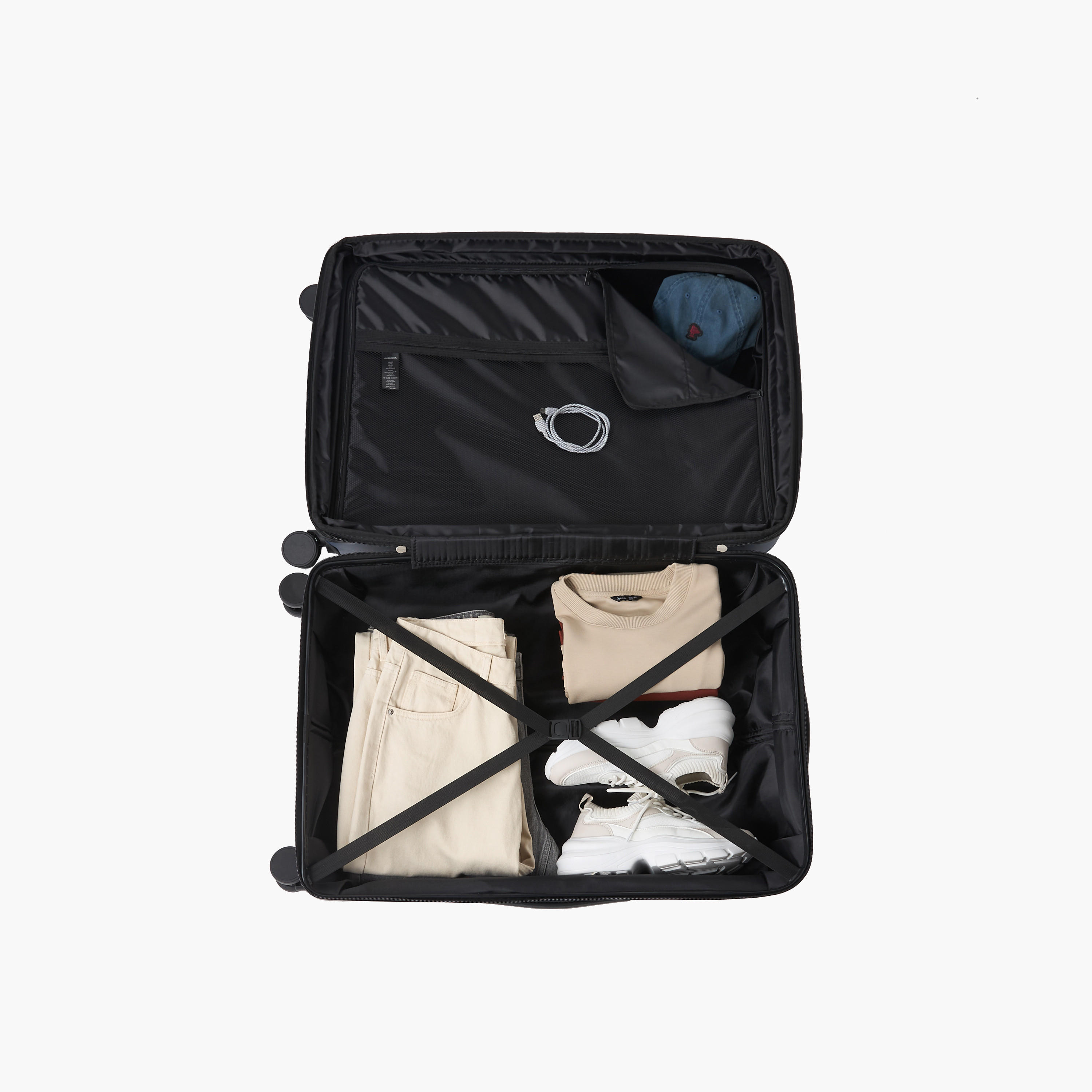 شنطة سفر صلبة بارزة الملمس بعجلات ومقبض قابل للسحب من أوكلان من شو إكسبريس-travel-luggagesandbags-luggage-image-3