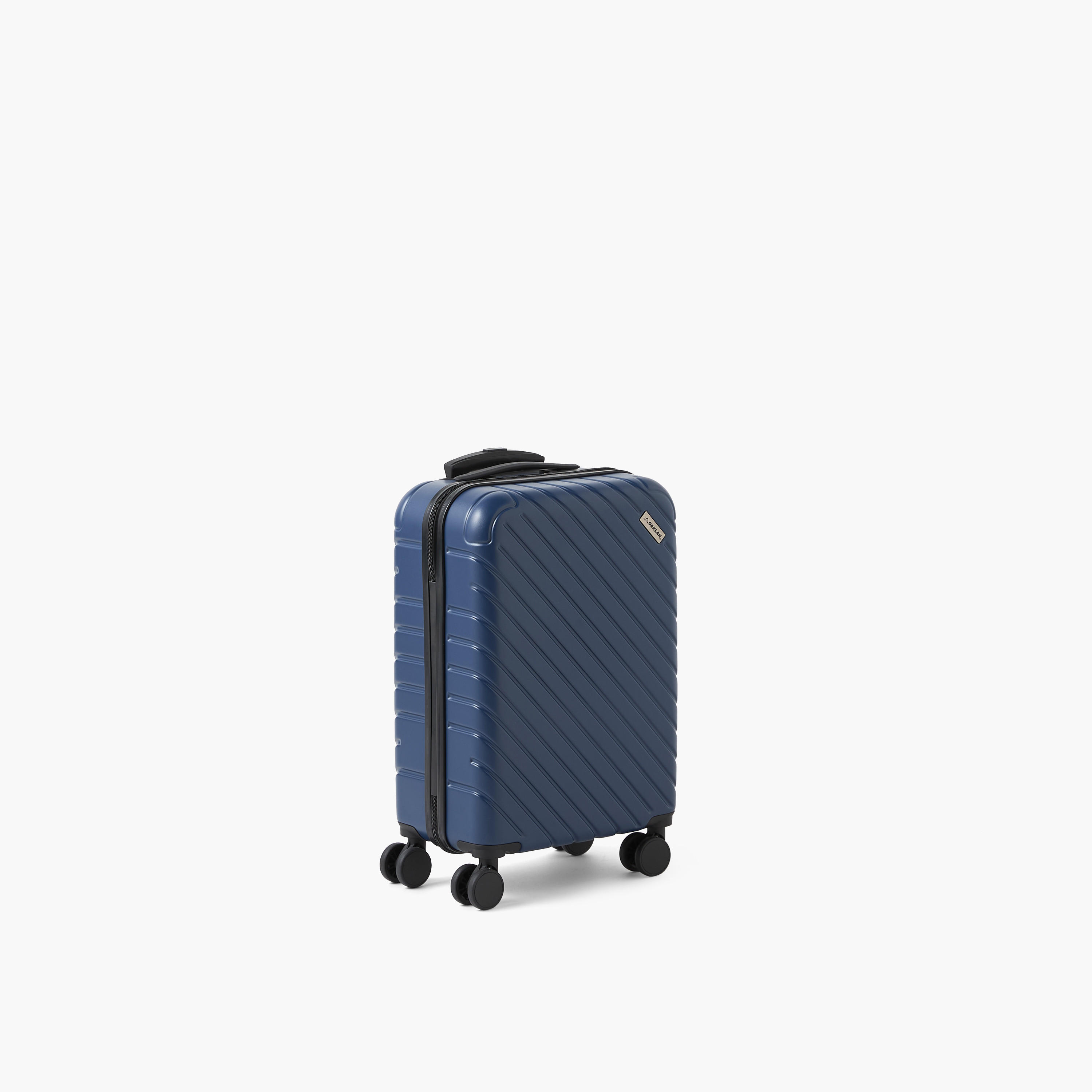 شنطة سفر صلبة بارزة الملمس بعجلات ومقبض قابل للسحب من أوكلان من شو إكسبريس-travel-luggagesandbags-luggage-image-4