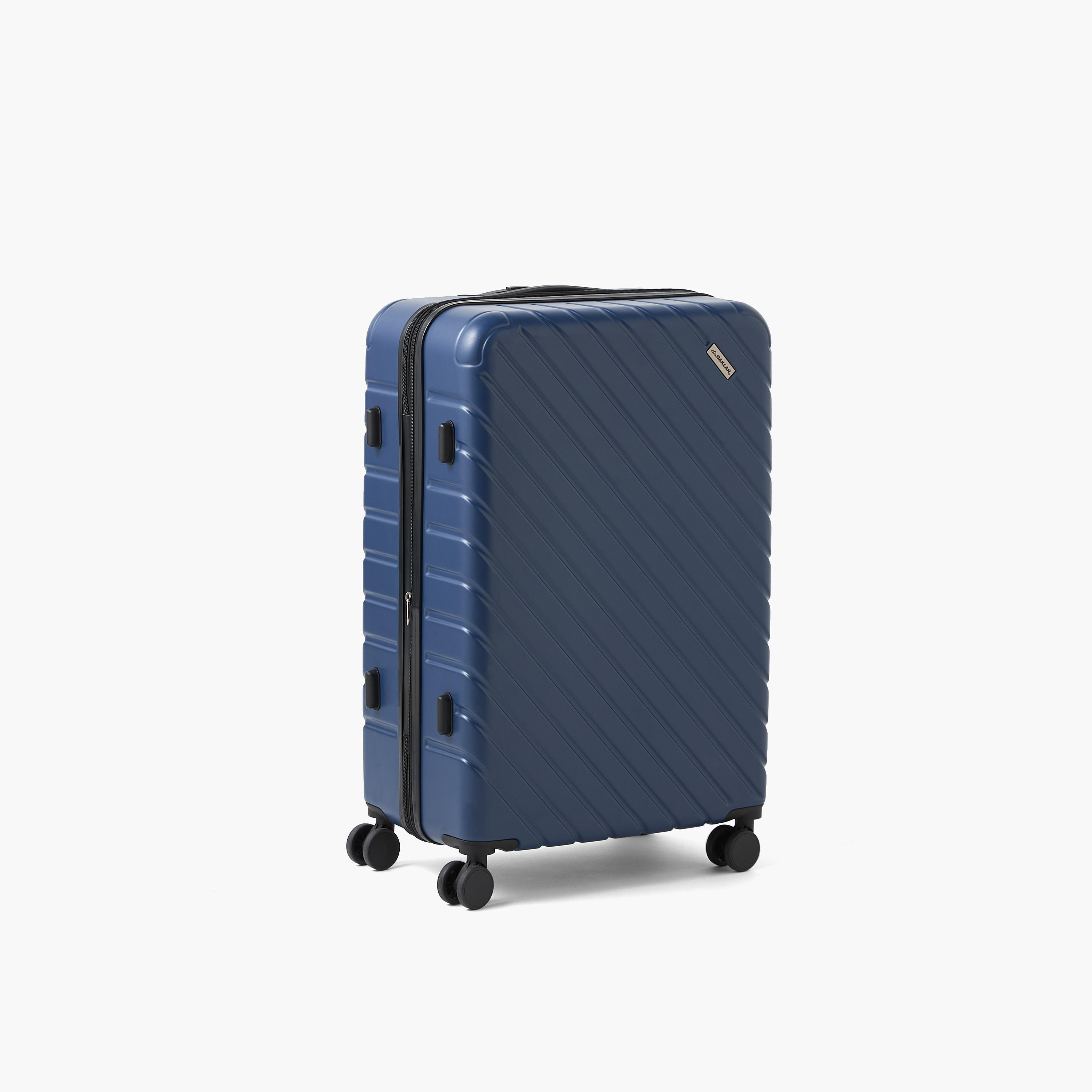 شنطة سفر صلبة بارزة الملمس بعجلات ومقبض قابل للسحب من أوكلان من شو إكسبريس-travel-luggagesandbags-luggage-image-5