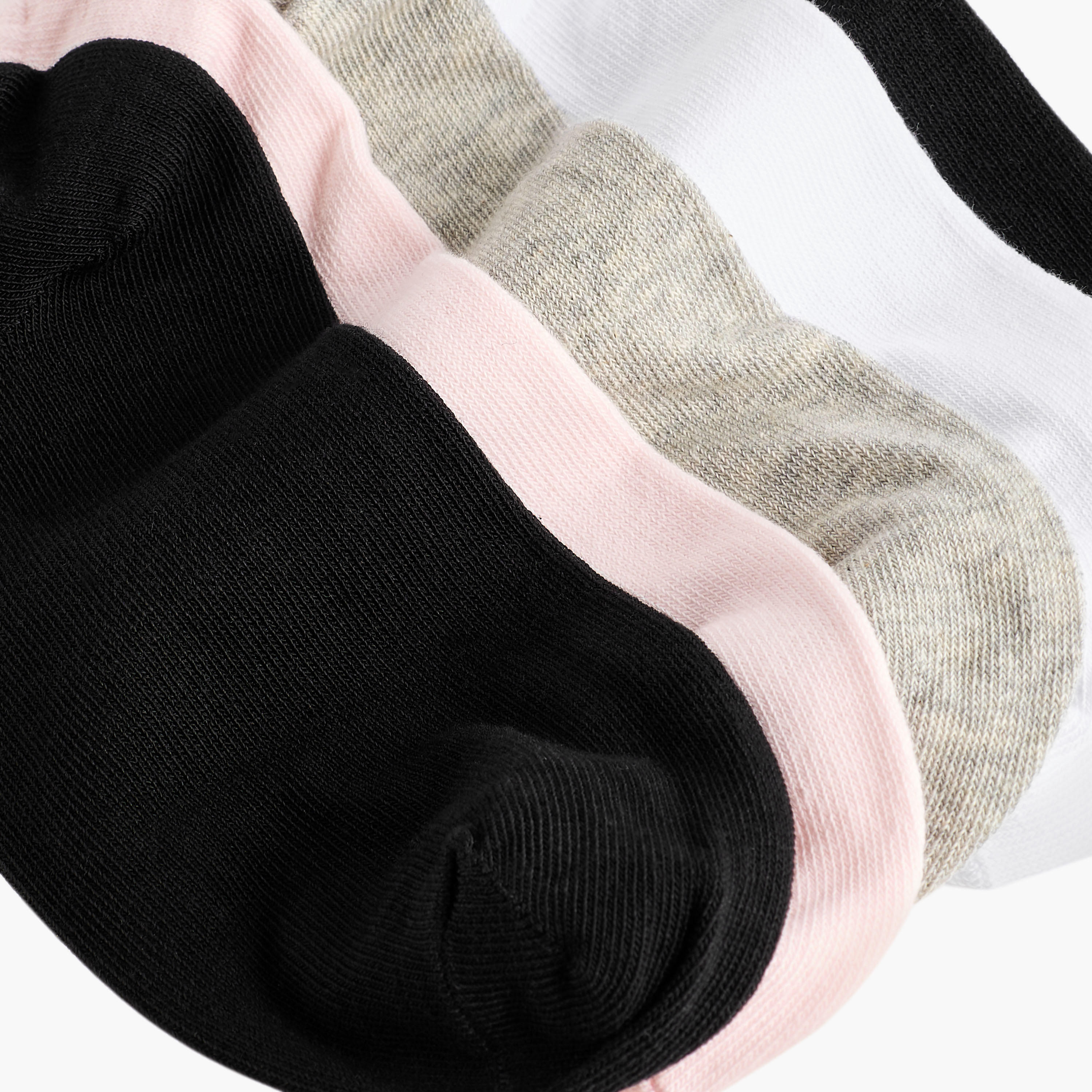 Flora Bella Pack of 7 Ankle Length Cotton Socks-women-socksandstockings-image-4