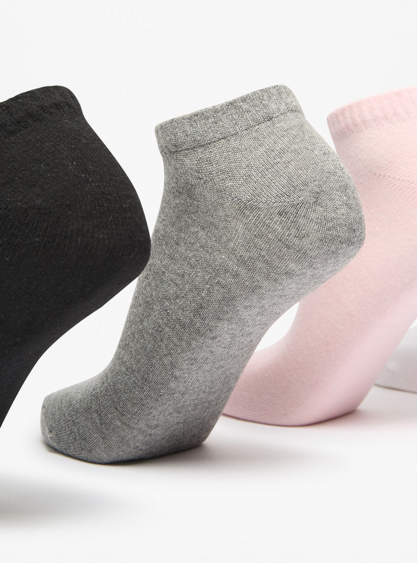 Flora Bella Flora Bella Solid Ankle Length Socks - Set of 7-women-socksandstockings-image-2