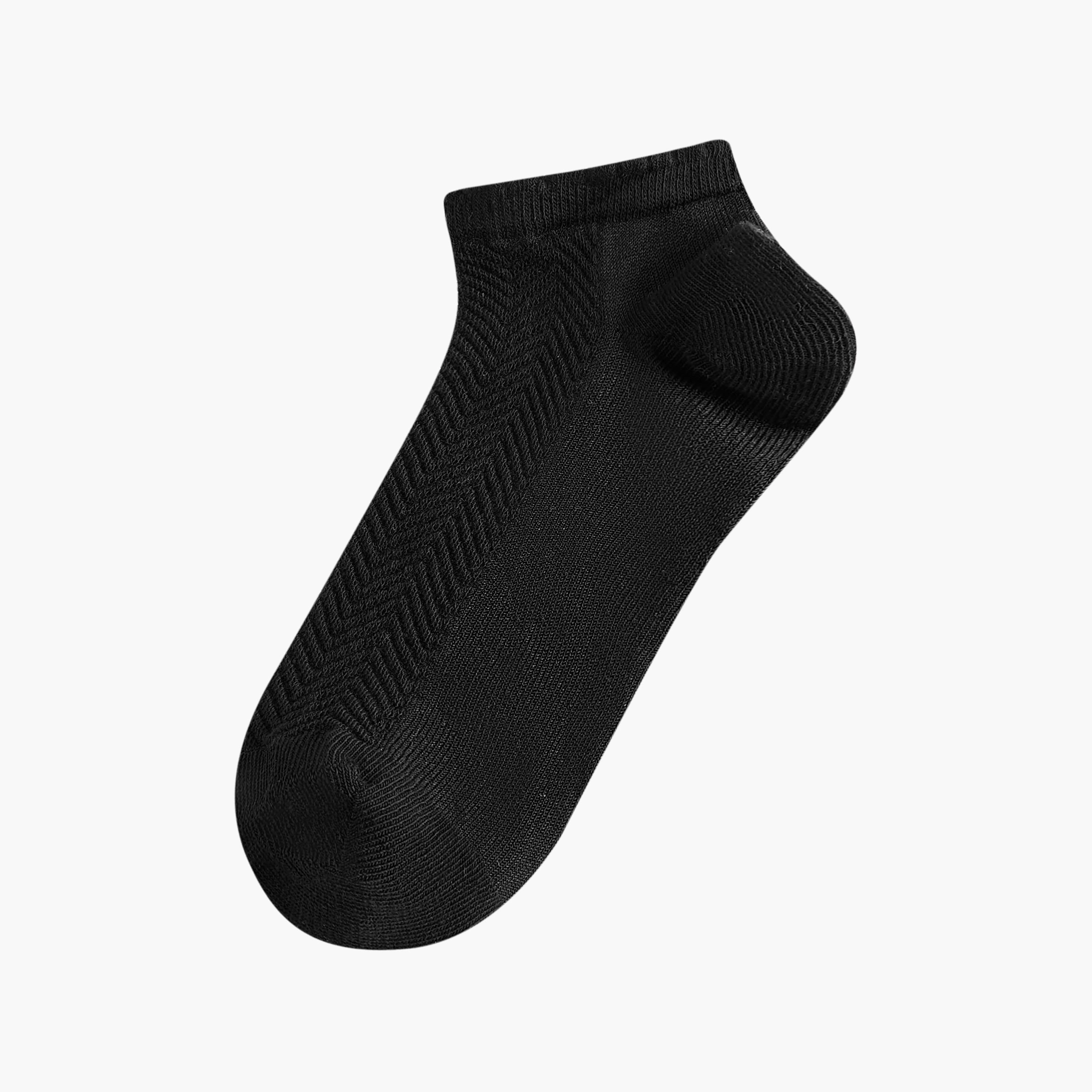 طقم جوارب قطن بطول الكاحل 5 أزواج للنساء من فلورا بيلا-women-socksandstockings-image-2