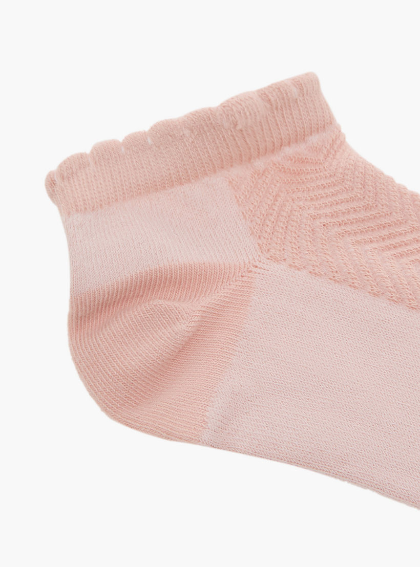 Flora Bella Pack of 5 Ankle Length Cotton Socks-women-socksandstockings-image-5