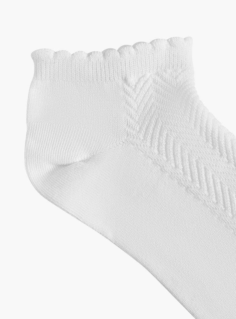 Flora Bella Pack of 5 Ankle Length Cotton Socks-women-socksandstockings-image-3