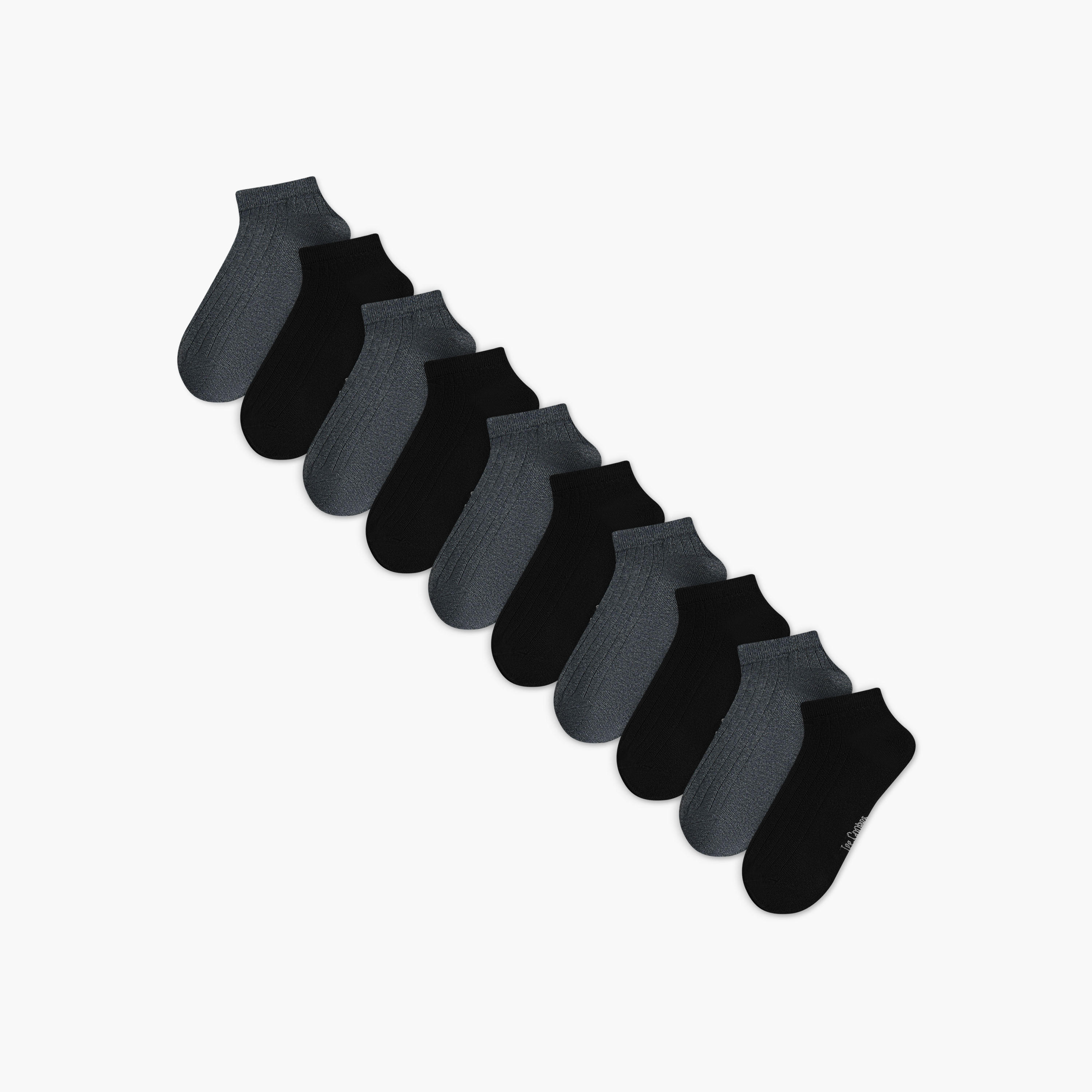Lee Cooper Men Socks Ankle Length - Set of 10-men-socks-image-1