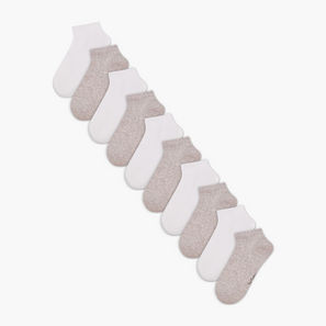Lee Cooper Men Socks Ankle Length - Set of 10-men-socks-image-1