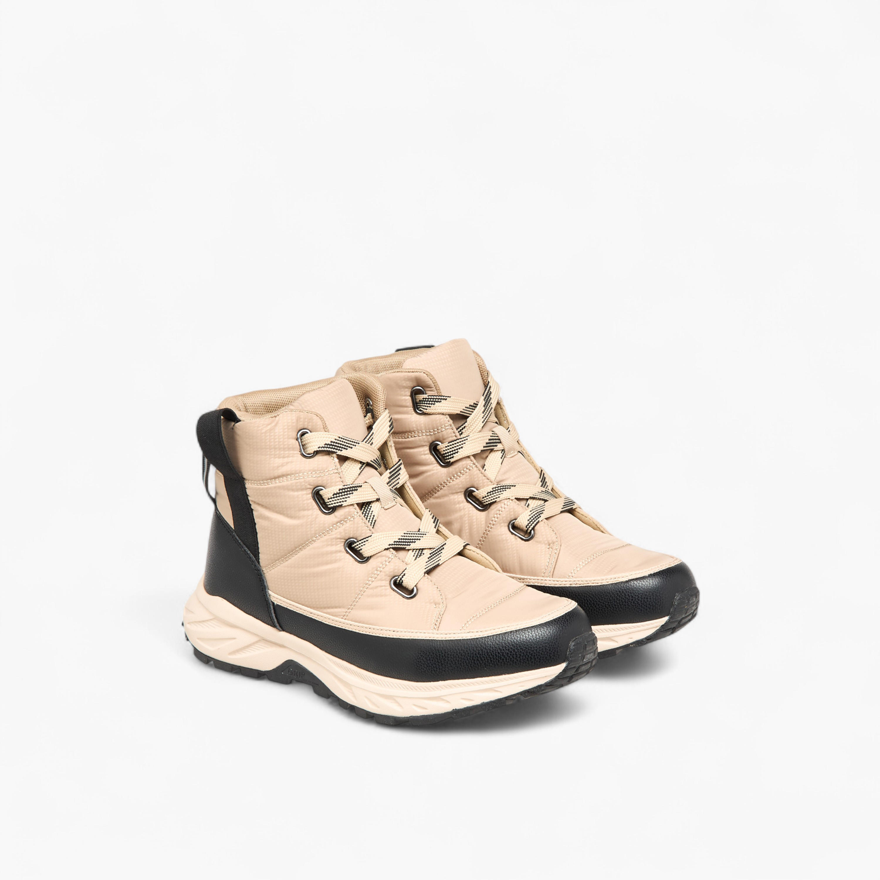 بوت بطول الكاحل برباط إغلاق وألسنة سحب من ميسي-women-shoes-boots-image-1