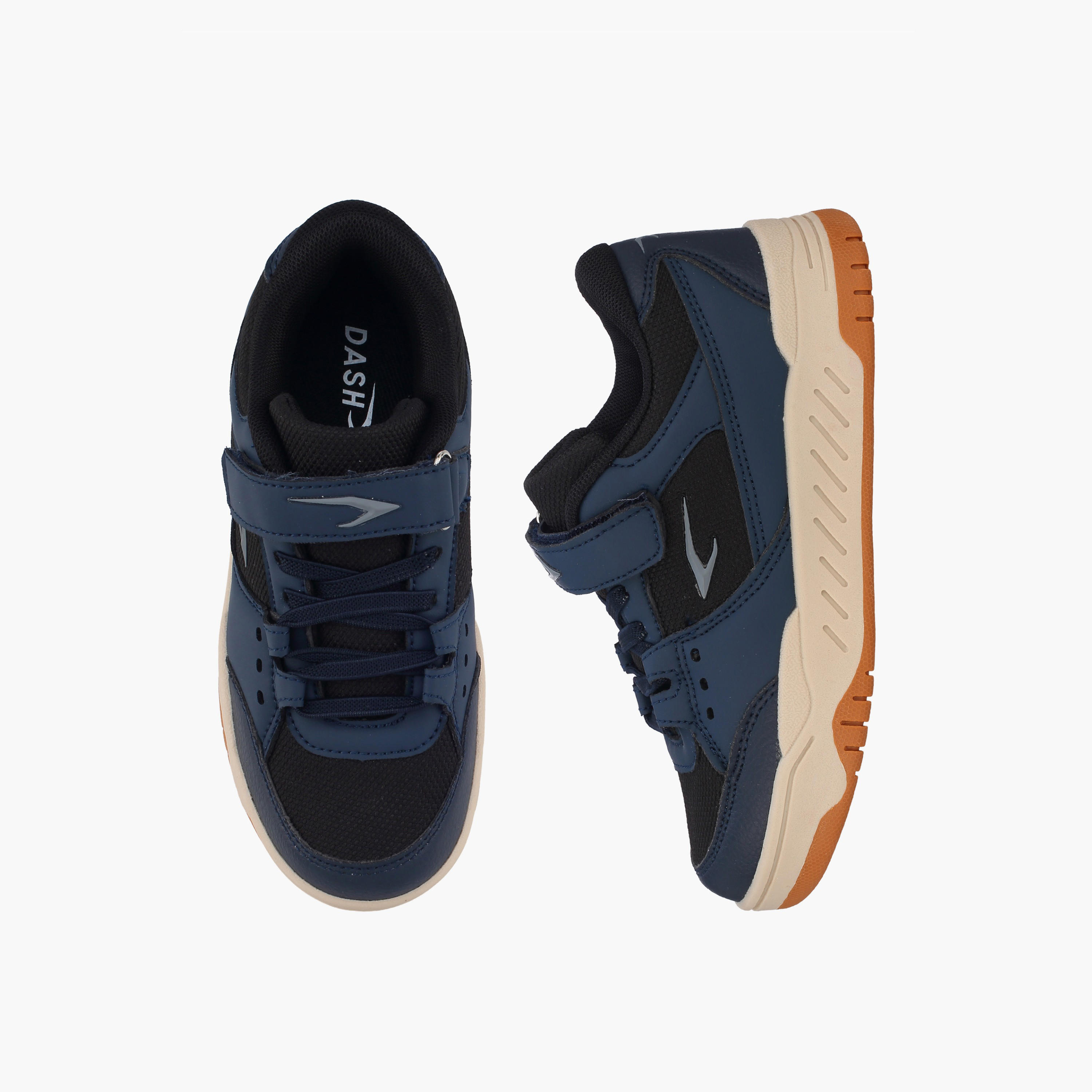 حذاء سنيكرز طول الكاحل بشريط إغلاق لاصق للأولاد من داش-boys-shoes-sneakers-image-1