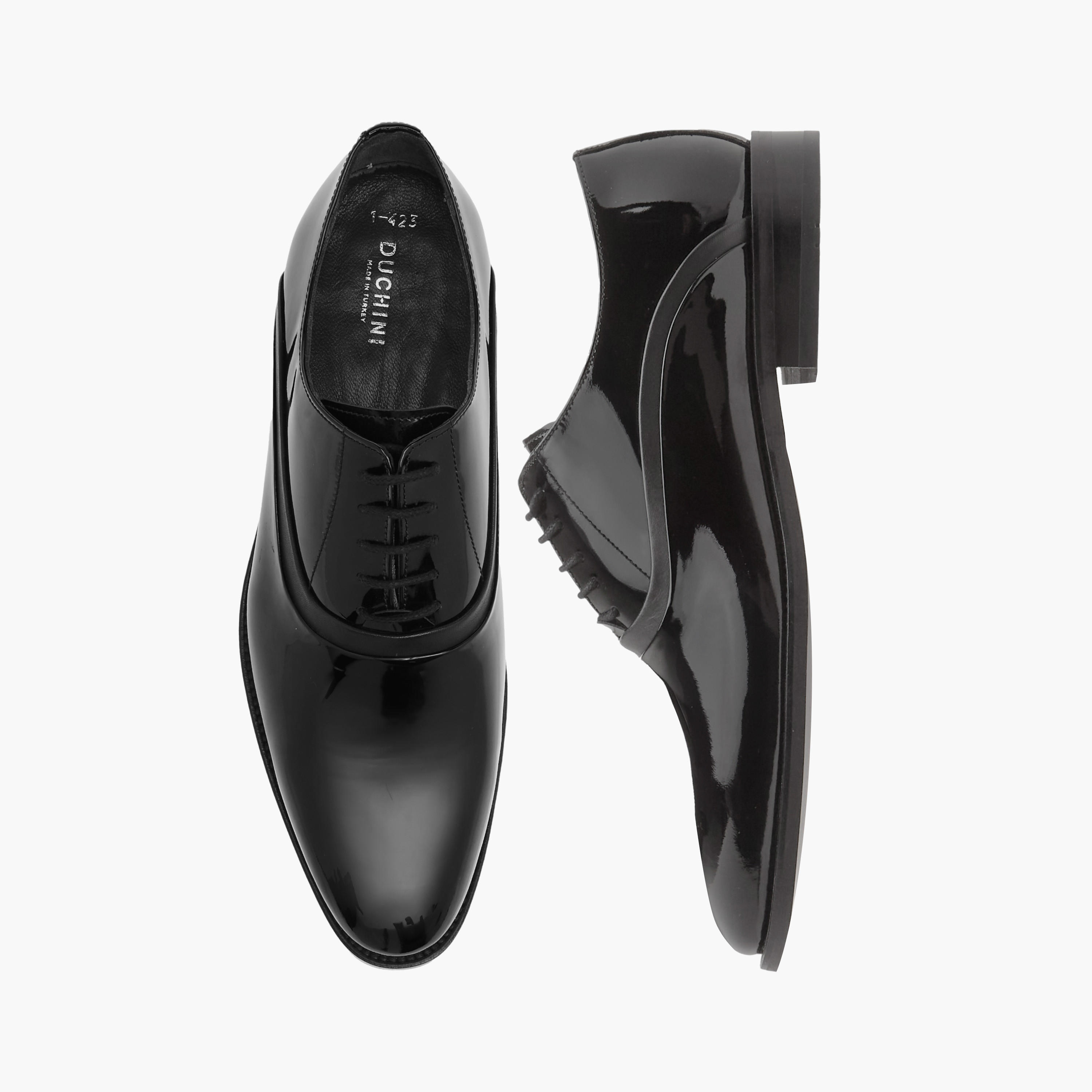 Duchini Men Genuine Leather Solid Lace-Up Oxford Shoes-men-shoes-formalshoes-image-1