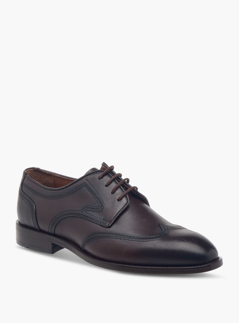 حذاء ديرقي رجالي بأربطة من الجلد الطبيعي-men-shoes-formalshoes-image-2