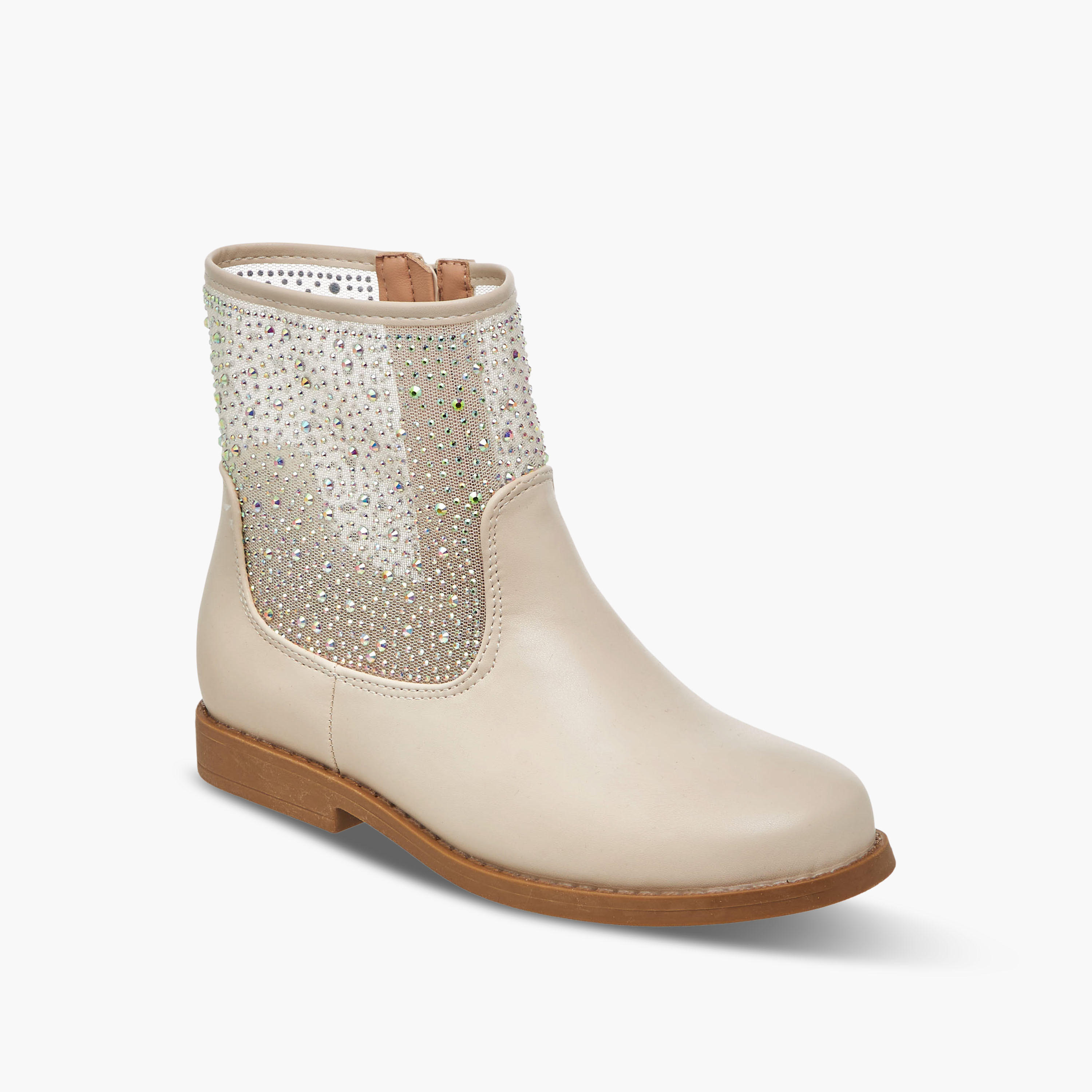 بوت مزين بقصة عالية للبنات من سيليست-girls-shoes-boots-image-2