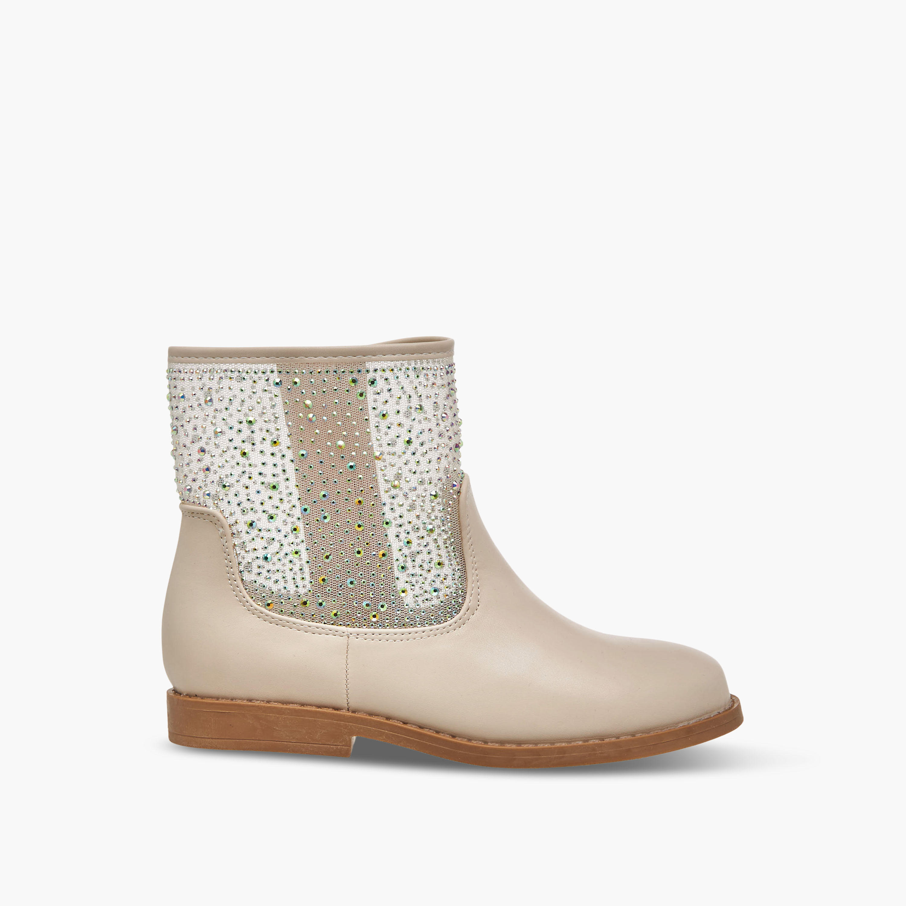 بوت مزين بقصة عالية للبنات من سيليست-girls-shoes-boots-image-3