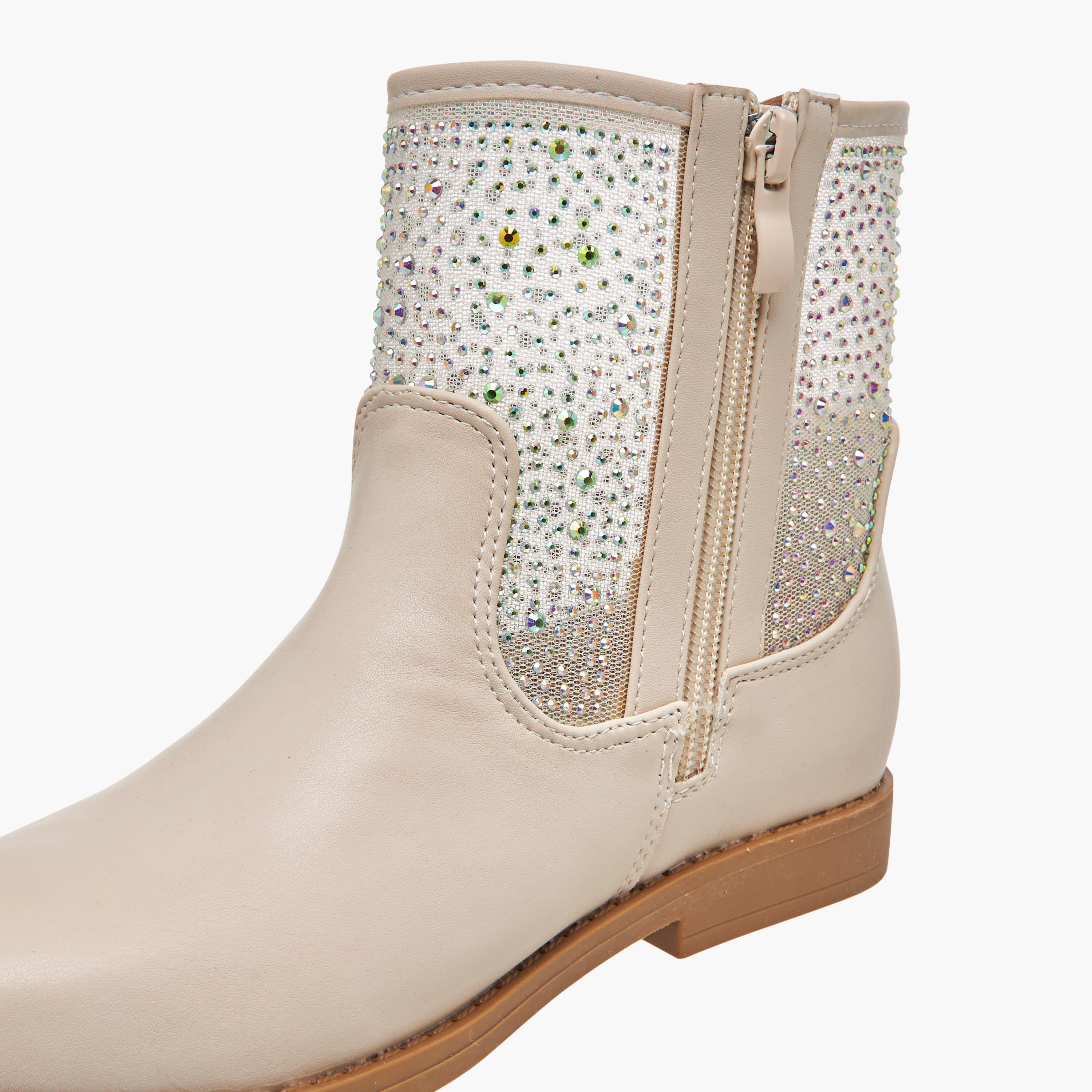 بوت مزين بقصة عالية للبنات من سيليست-girls-shoes-boots-image-4
