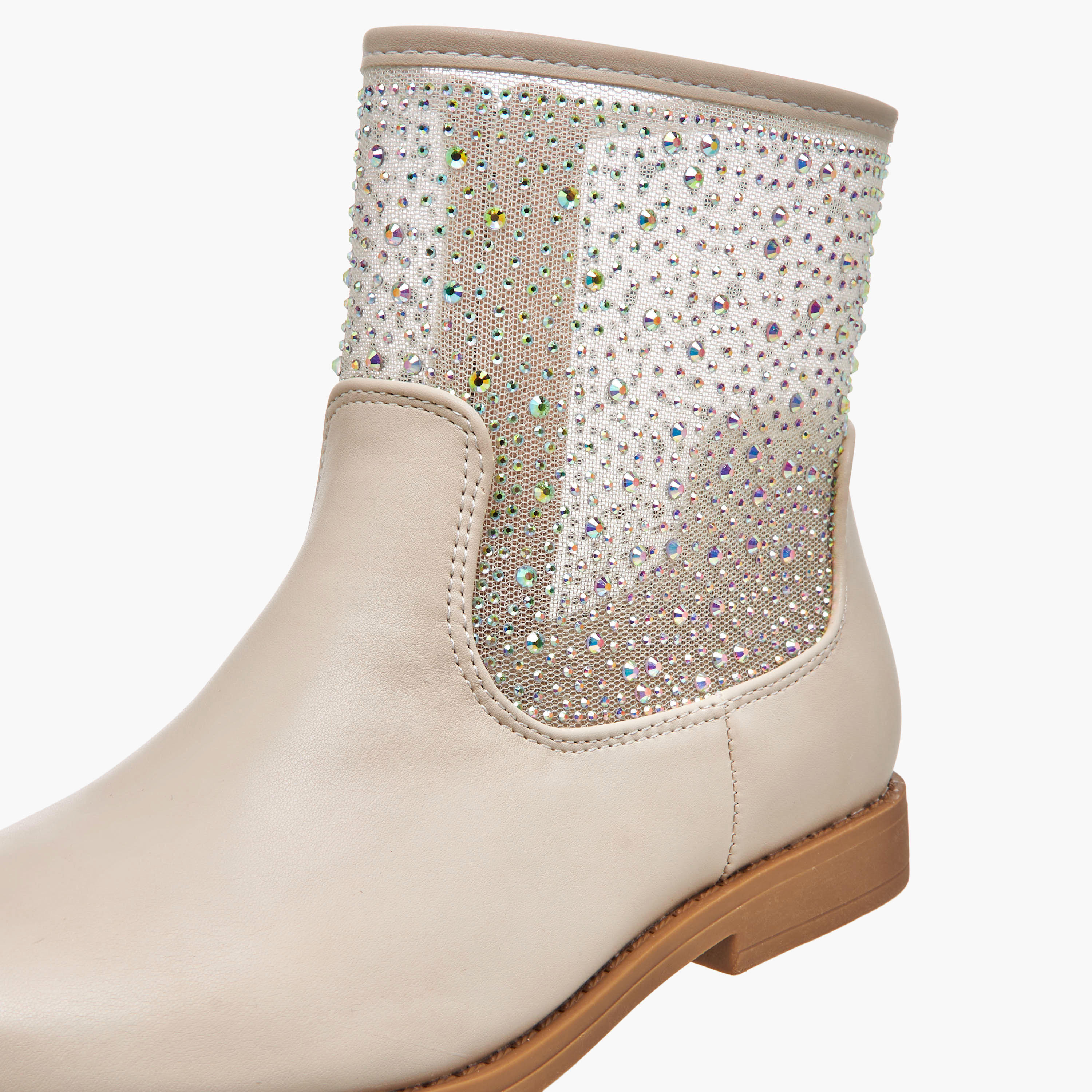 بوت مزين بقصة عالية للبنات من سيليست-girls-shoes-boots-image-6