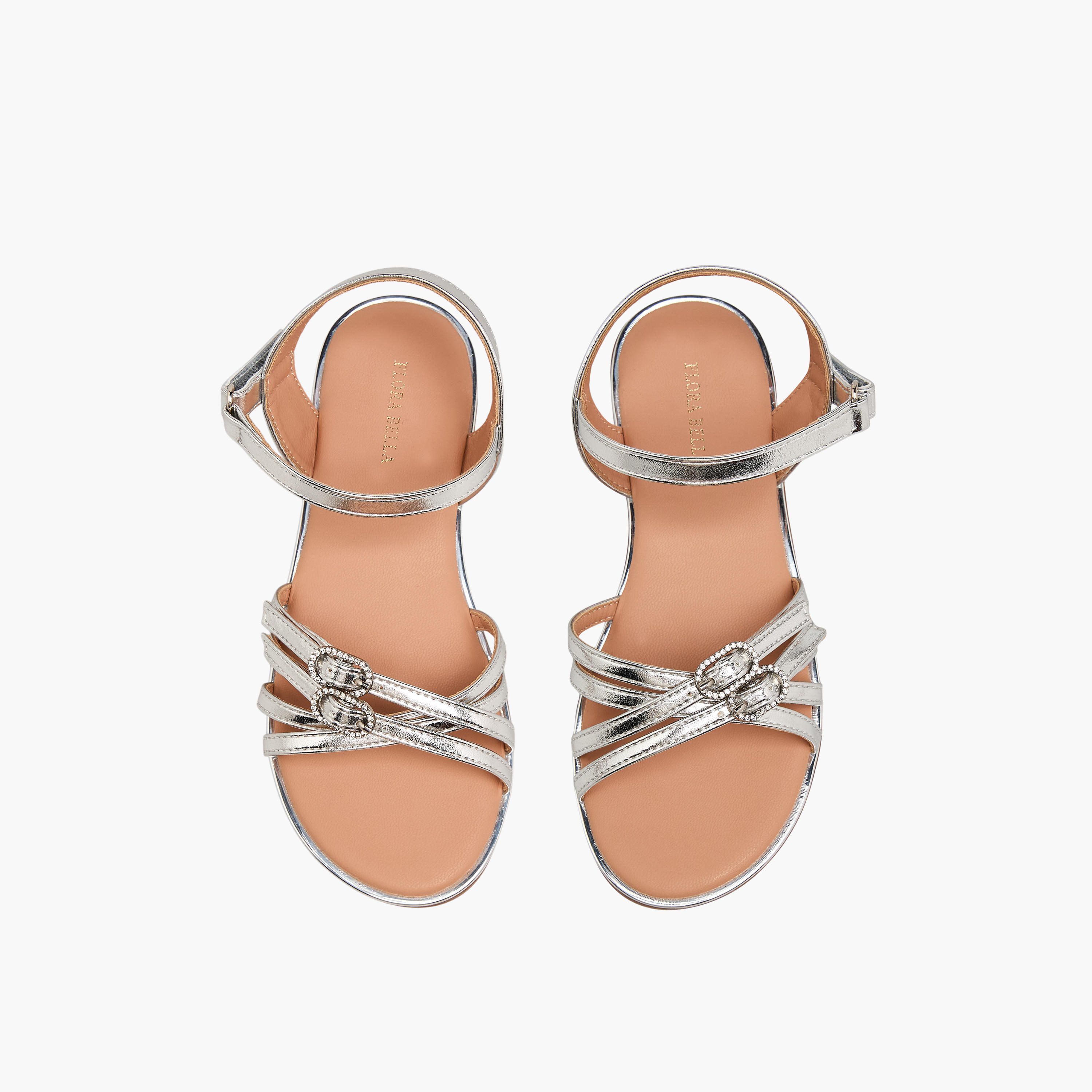 صندل بتفاصيل حزام مزين للبنات من فلورا بيلا-girls-shoes-sandals-image-1