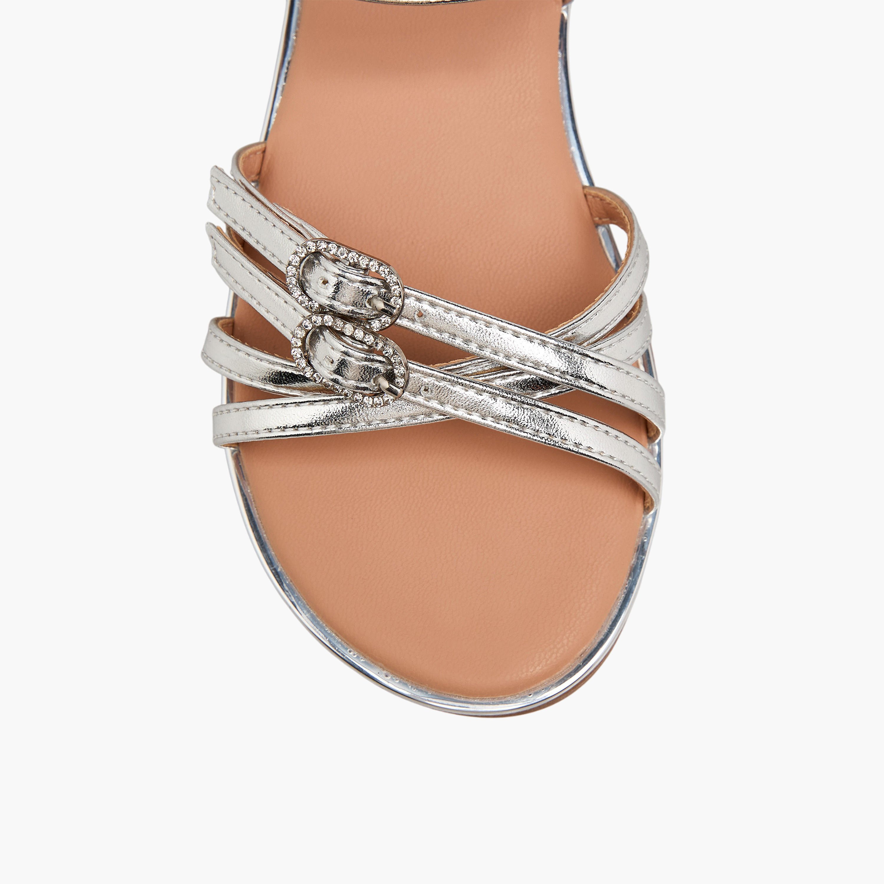 صندل بتفاصيل حزام مزين للبنات من فلورا بيلا-girls-shoes-sandals-image-3