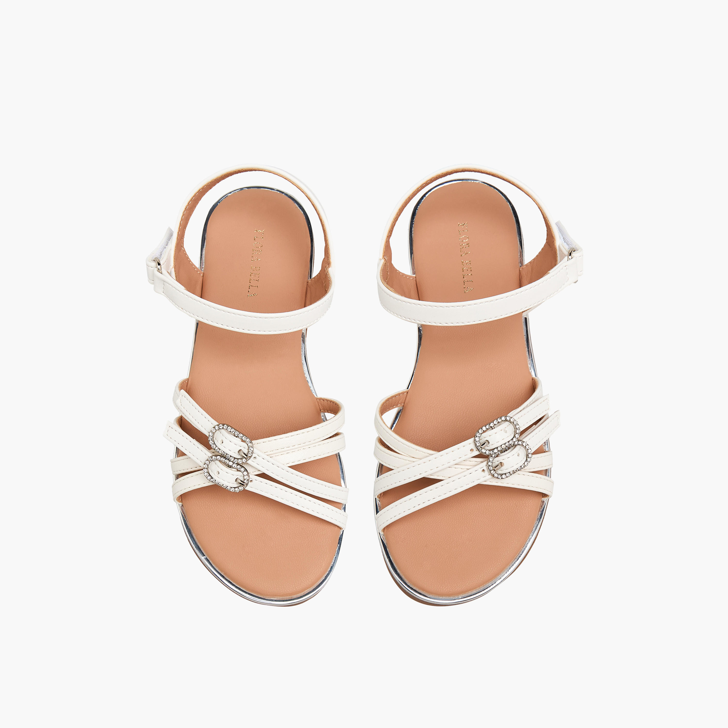 صندل بتفاصيل حزام مزين للبنات من فلورا بيلا-girls-shoes-sandals-image-1