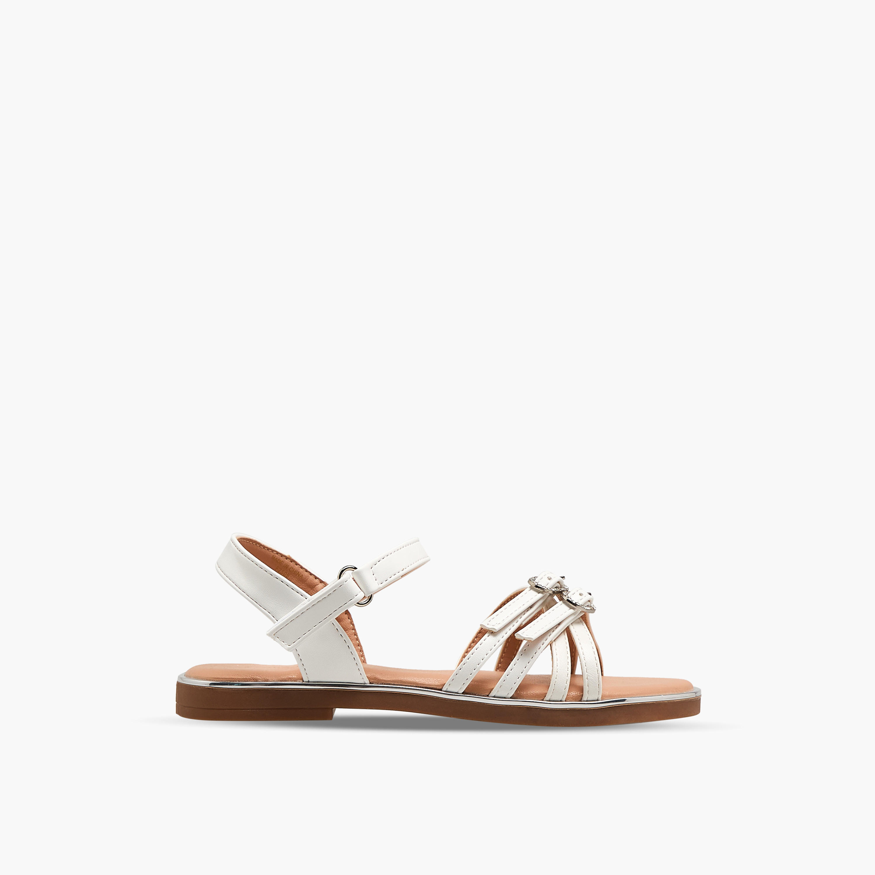 صندل بتفاصيل حزام مزين للبنات من فلورا بيلا-girls-shoes-sandals-image-2