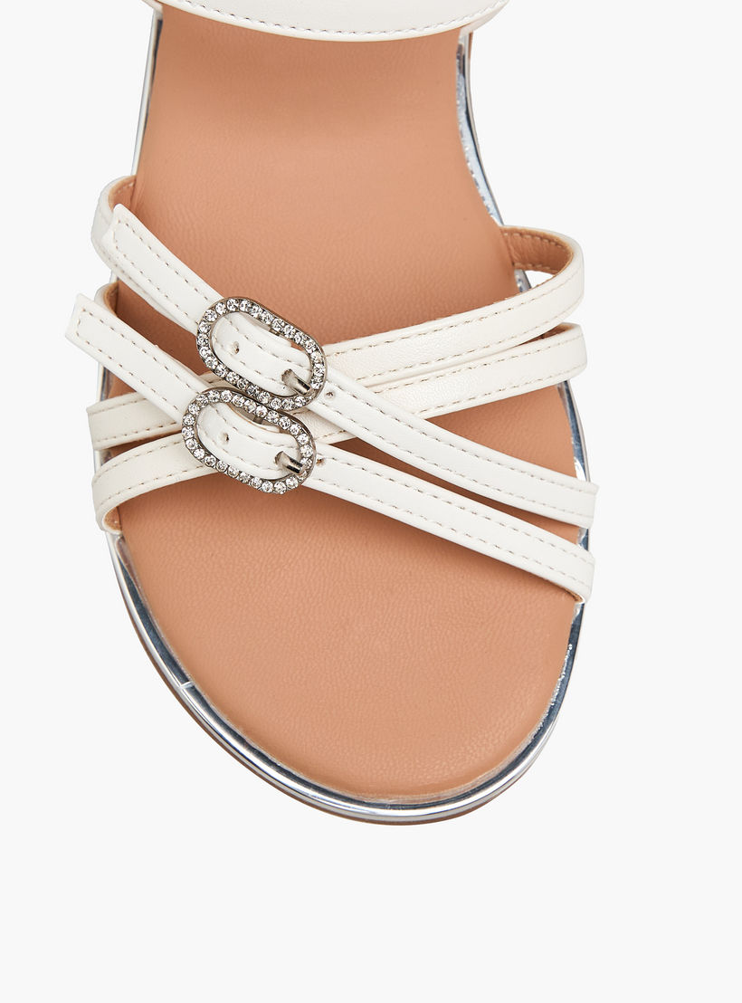 صندل بتفاصيل حزام مزين للبنات من فلورا بيلا-girls-shoes-sandals-image-3