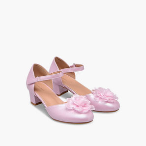Flora Bella Girls Block Heel Ballerina Shoes-girls-shoes-ballerinas-image-1