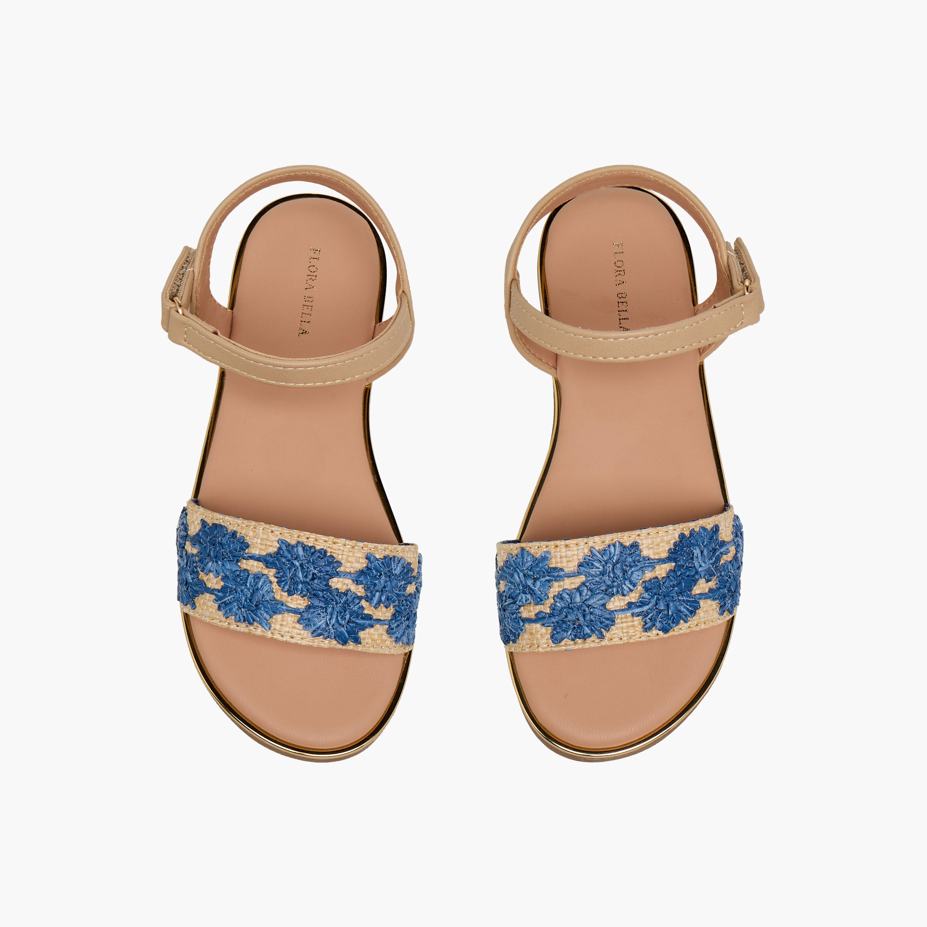 Flora Bella Girls Hook and Loop Closure Sandals-girls-shoes-sandals-image-1