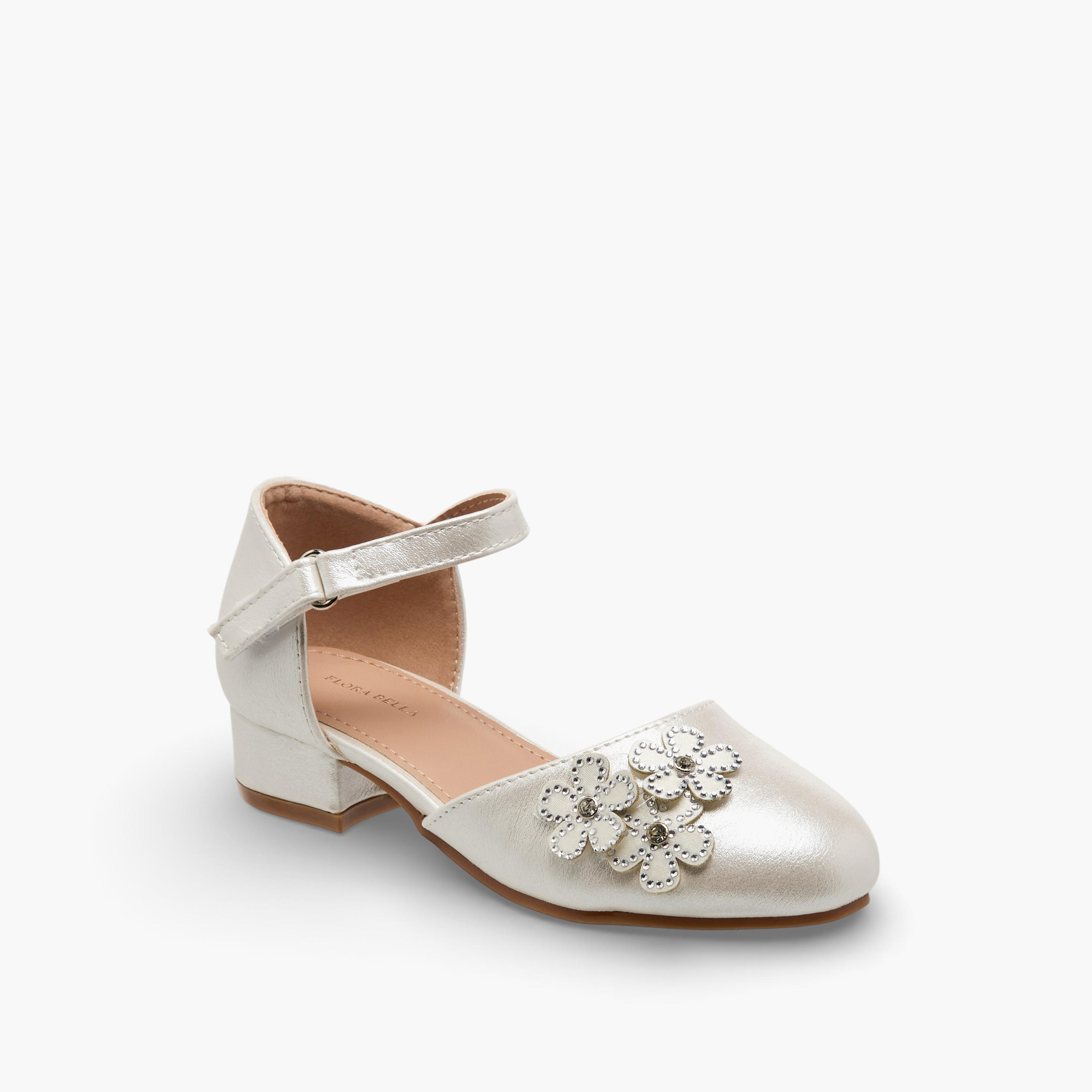 Flora Bella Girls Embellished Ballerina with Block Heel-girls-shoes-maryjanes-image-2
