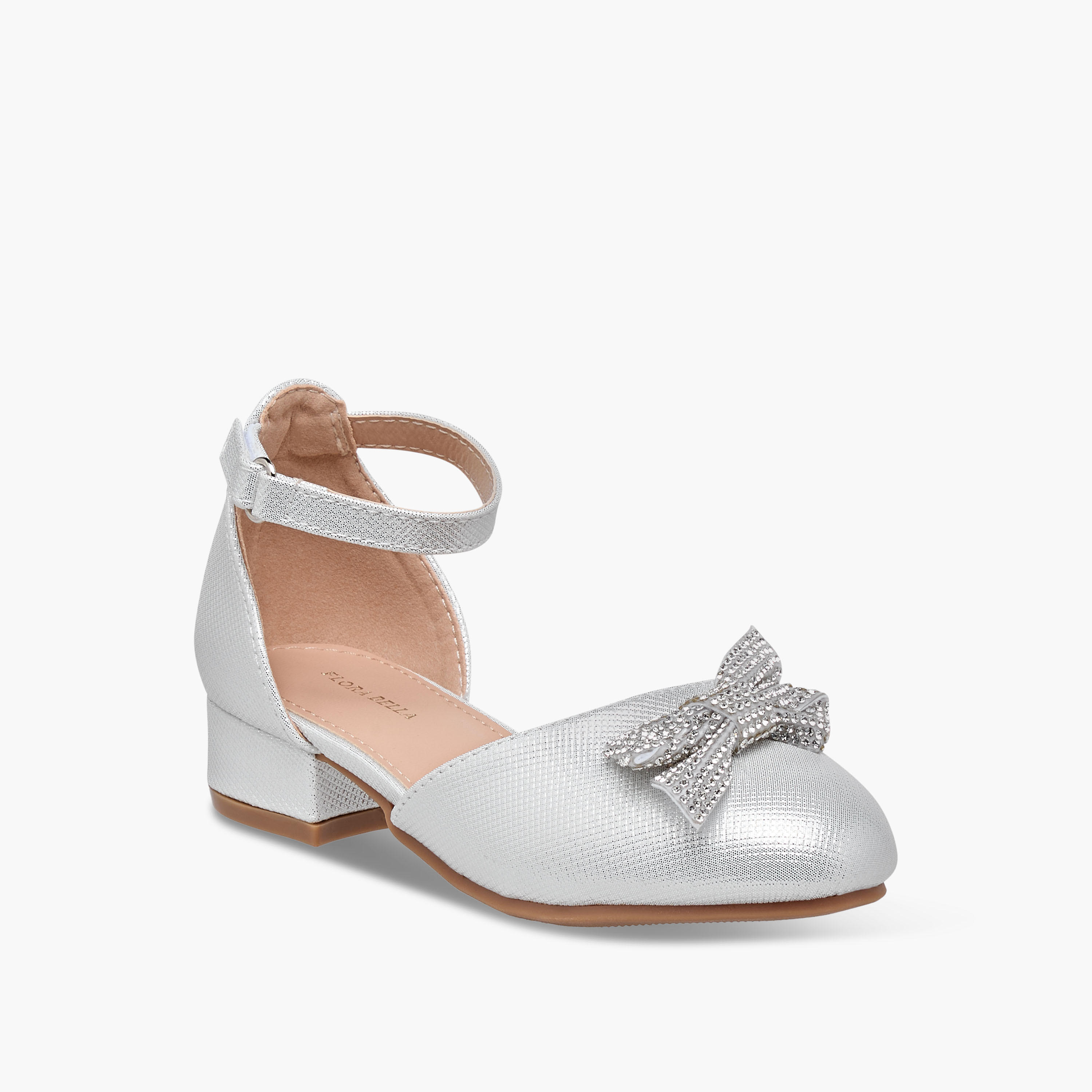 حذاء بكعب سميك وحزام كاحل للبنات من فلورا بيلا-girls-shoes-ballerinas-image-2