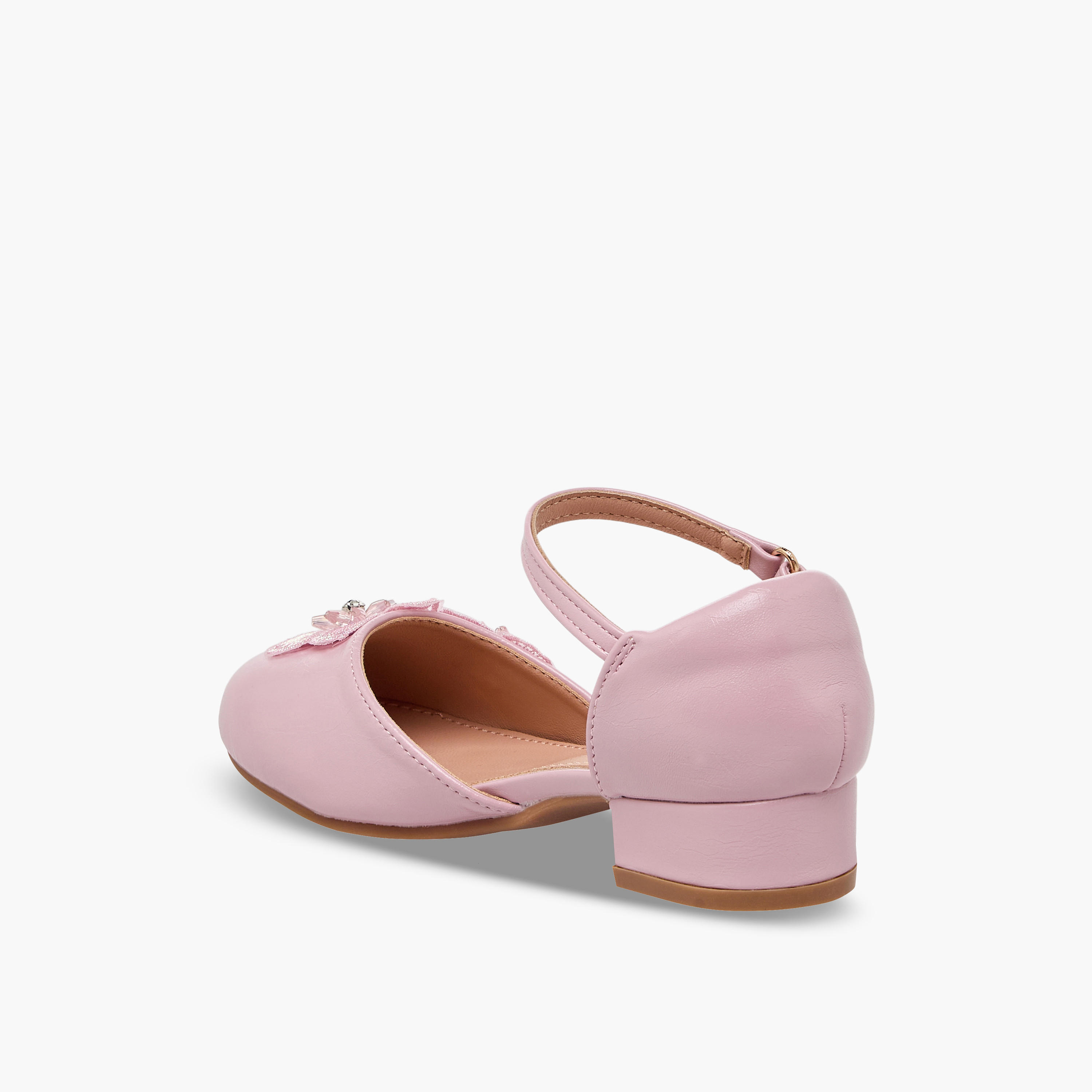 Flora Bella Girls Block Heel Ballerina Shoes-girls-shoes-ballerinas-image-5