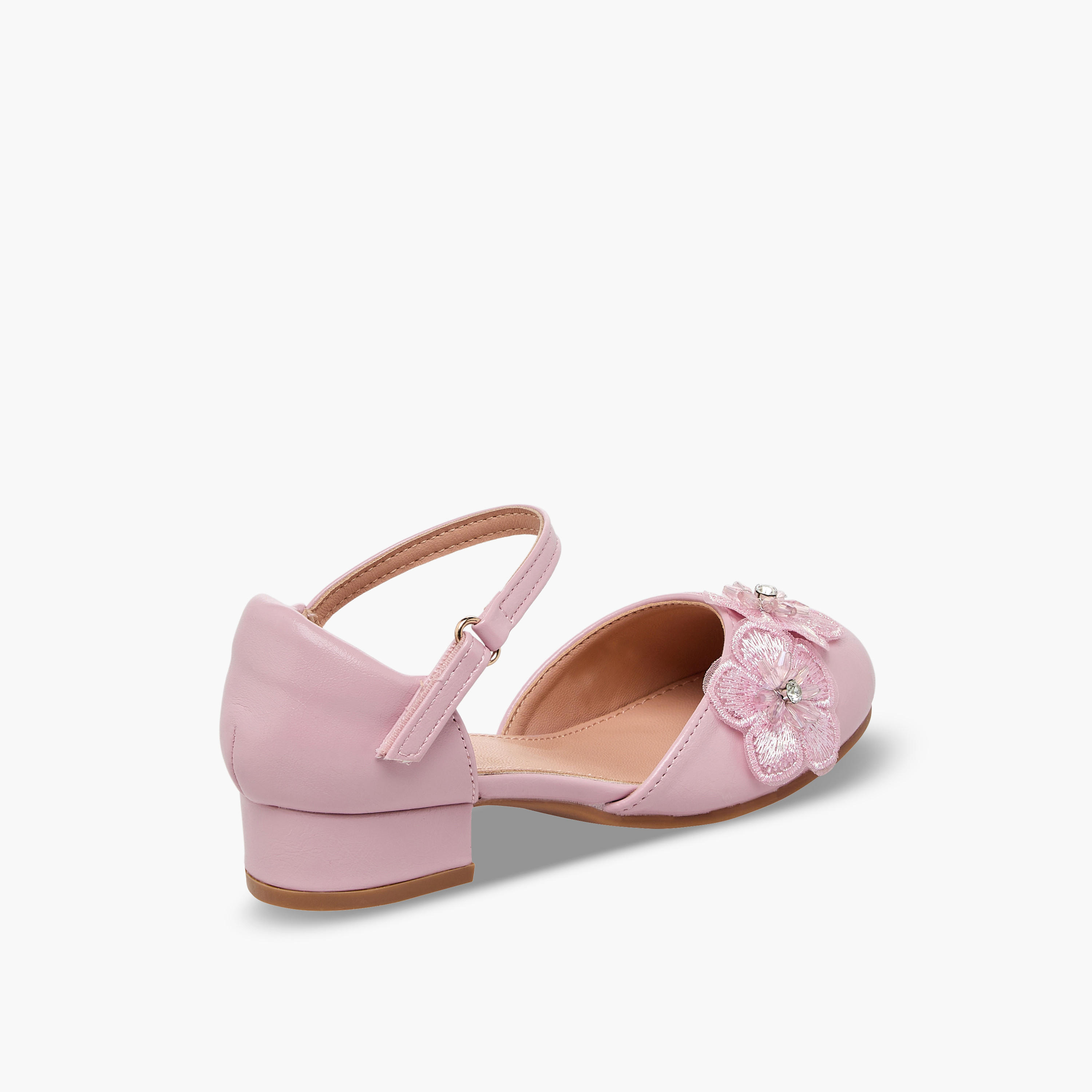 Flora Bella Girls Block Heel Ballerina Shoes-girls-shoes-ballerinas-image-6