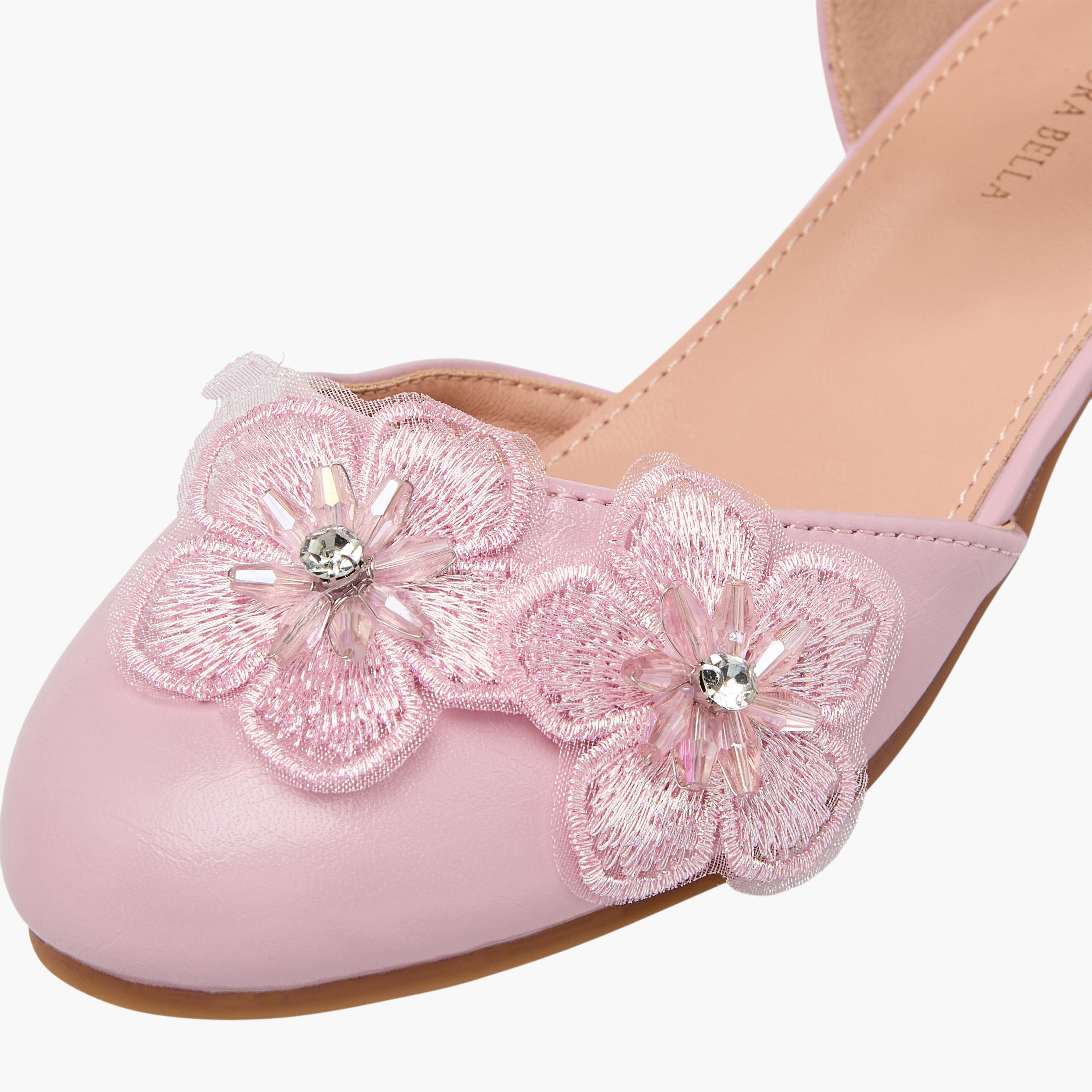 Flora Bella Girls Block Heel Ballerina Shoes-girls-shoes-ballerinas-image-7