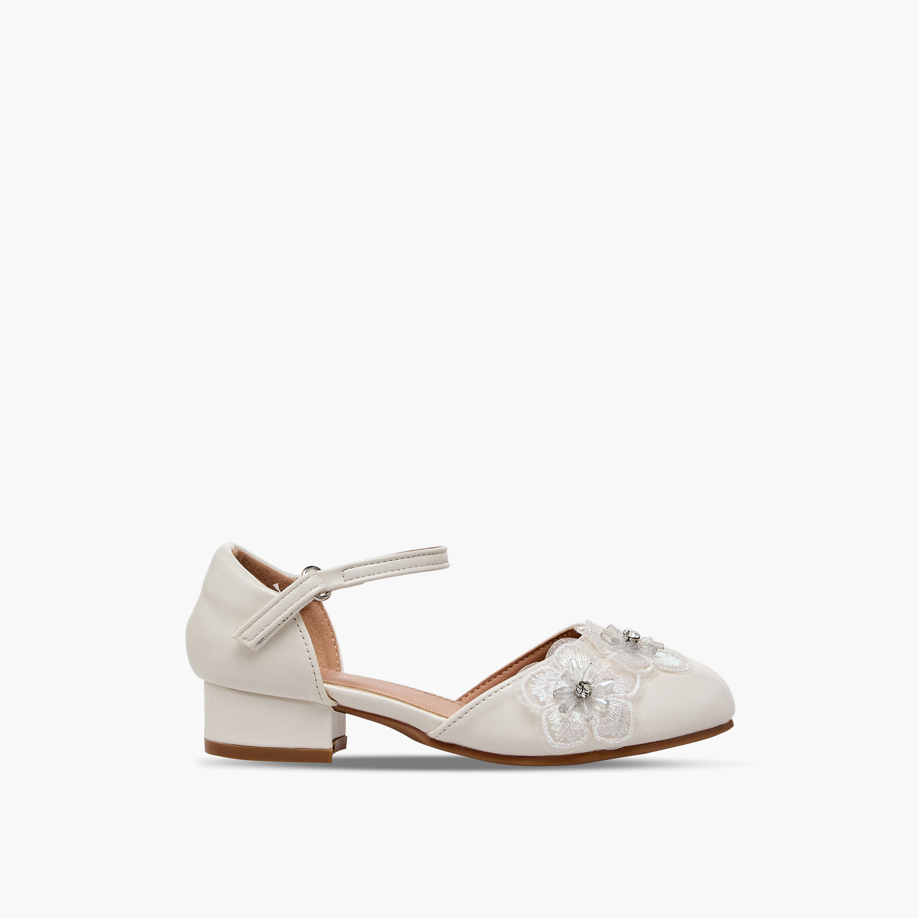 Flora Bella Girls Block Heel Ballerina Shoes-girls-shoes-ballerinas-image-3