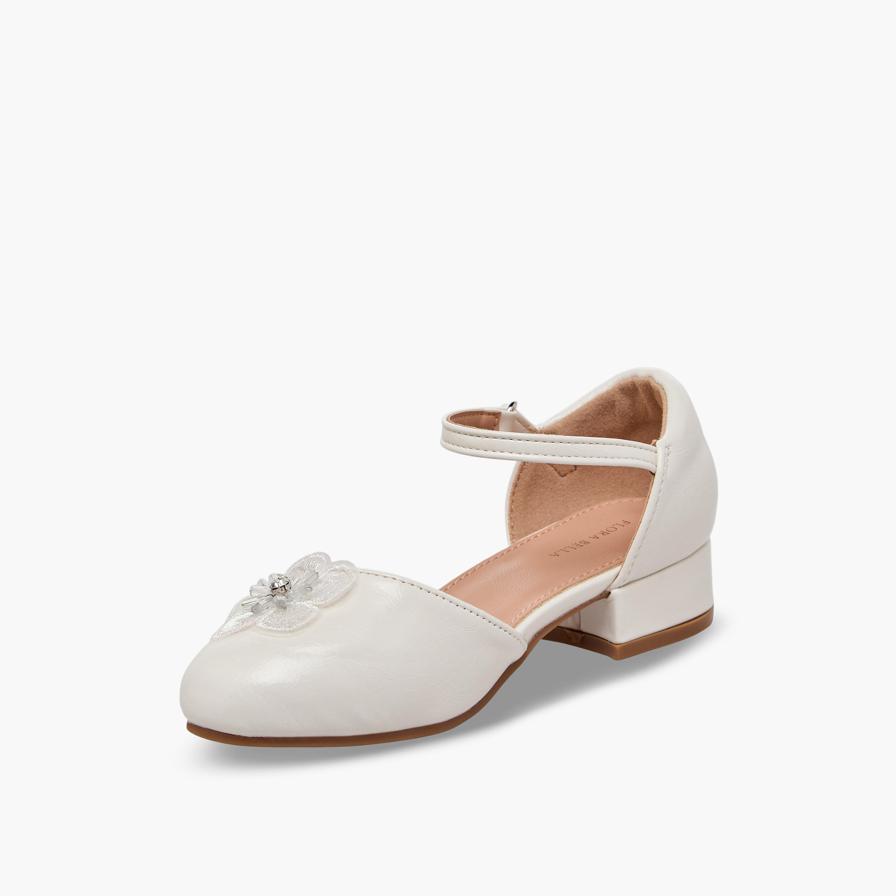 Flora Bella Girls Block Heel Ballerina Shoes-girls-shoes-ballerinas-image-4