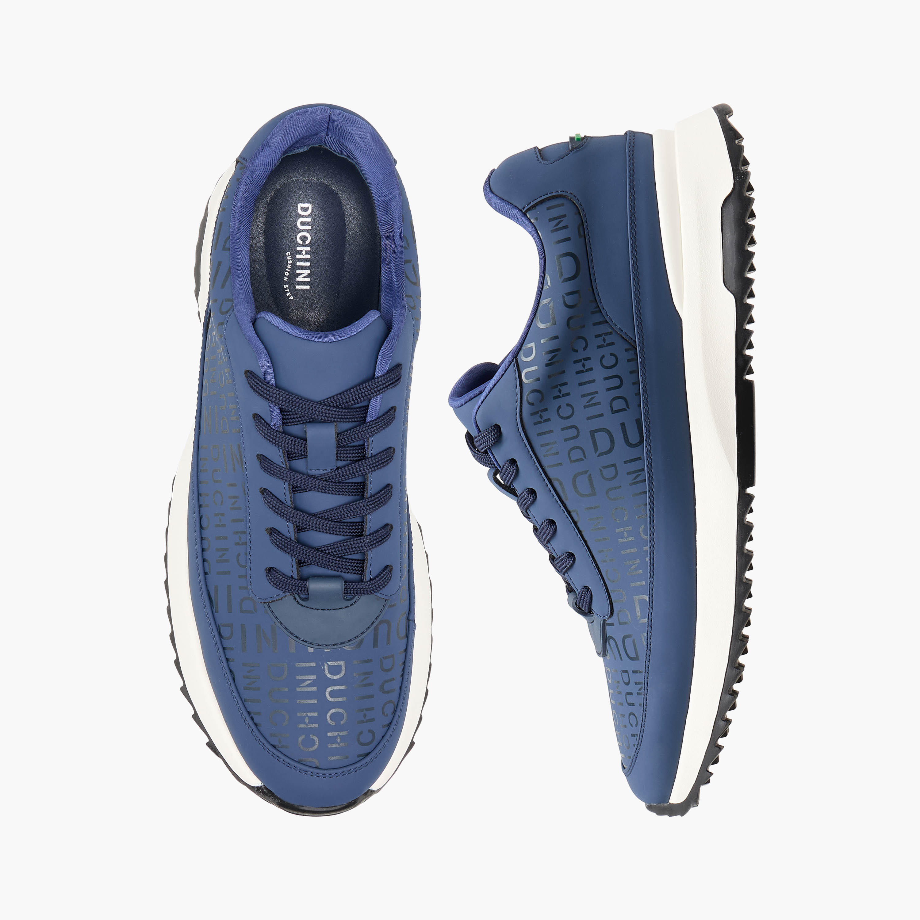 Duchini Men Genuine Leather Lace-Up Sneakers-men-shoes-sneakers-image-1