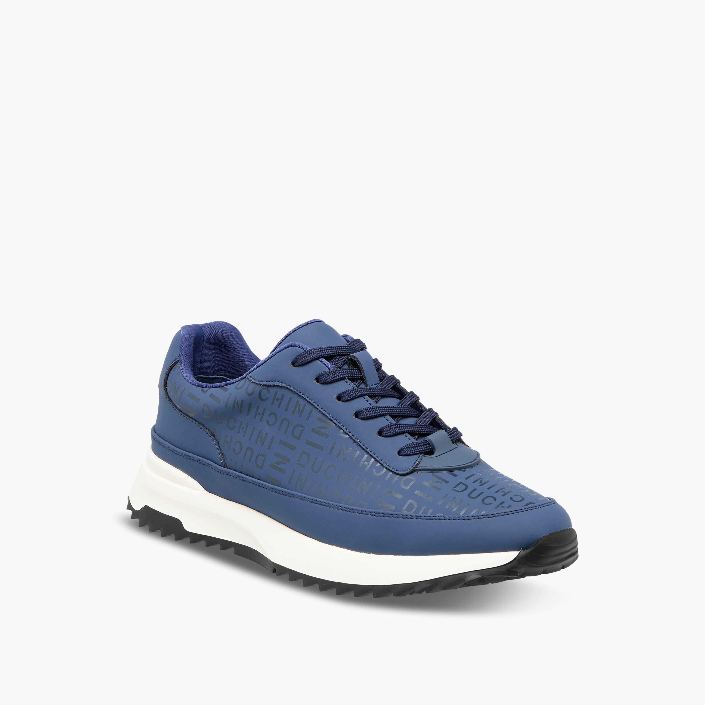 Duchini Men Genuine Leather Lace-Up Sneakers-men-shoes-sneakers-image-2