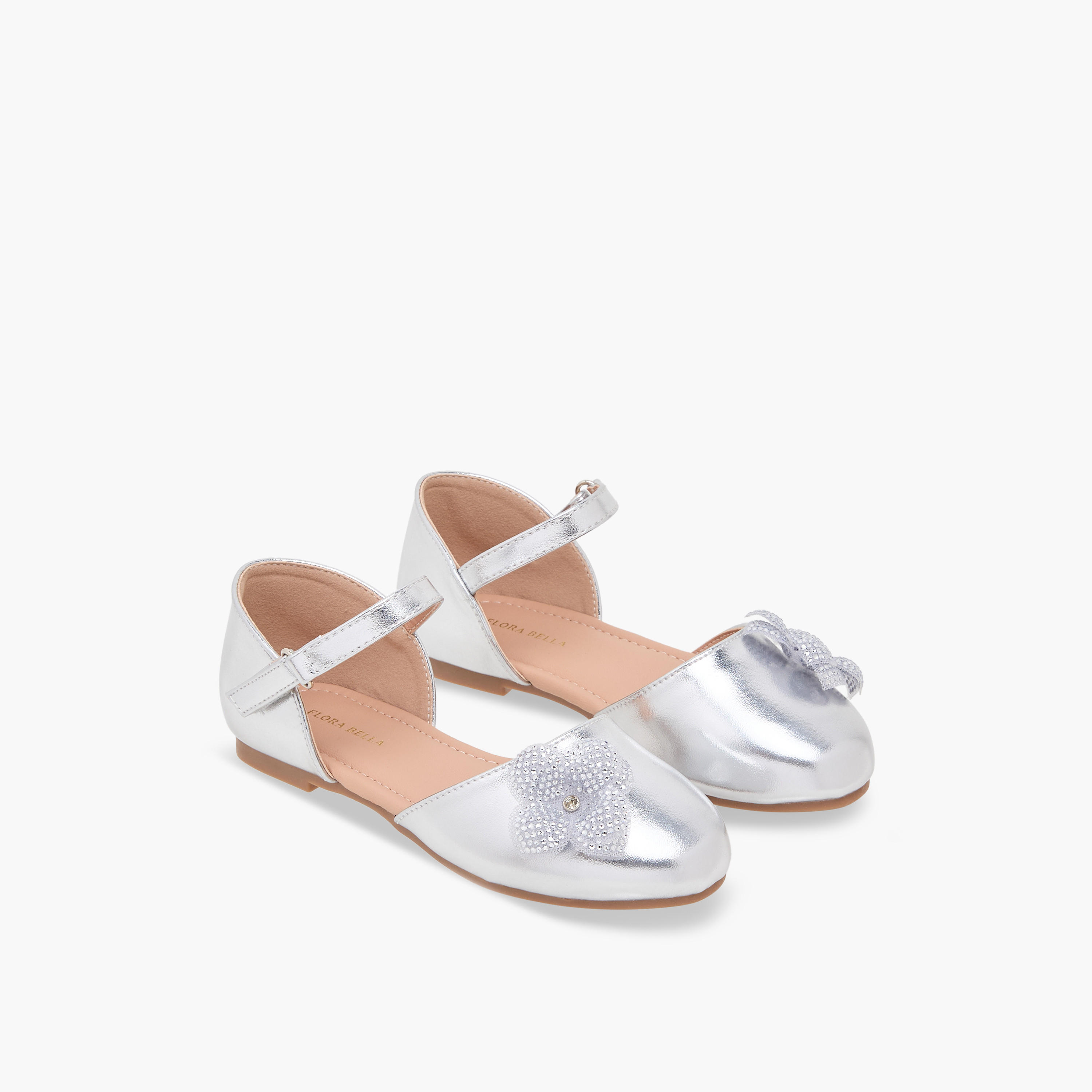 Flora Bella Girls Embellished Ballerina Shoes-girls-shoes-sandals-image-1