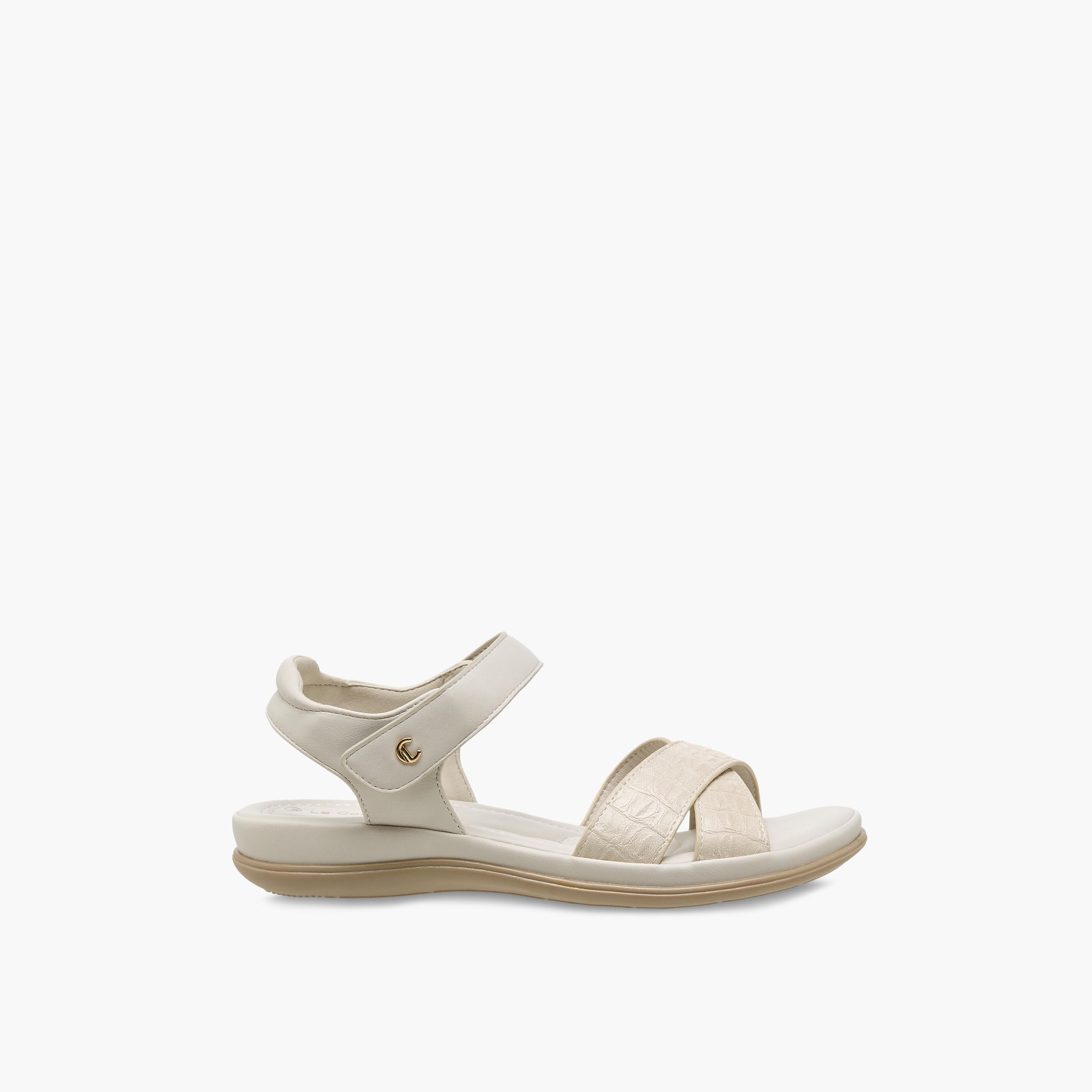 Le Confort Women Hook & Loop Strap Sandals-women-shoes-flats-sandals-image-2
