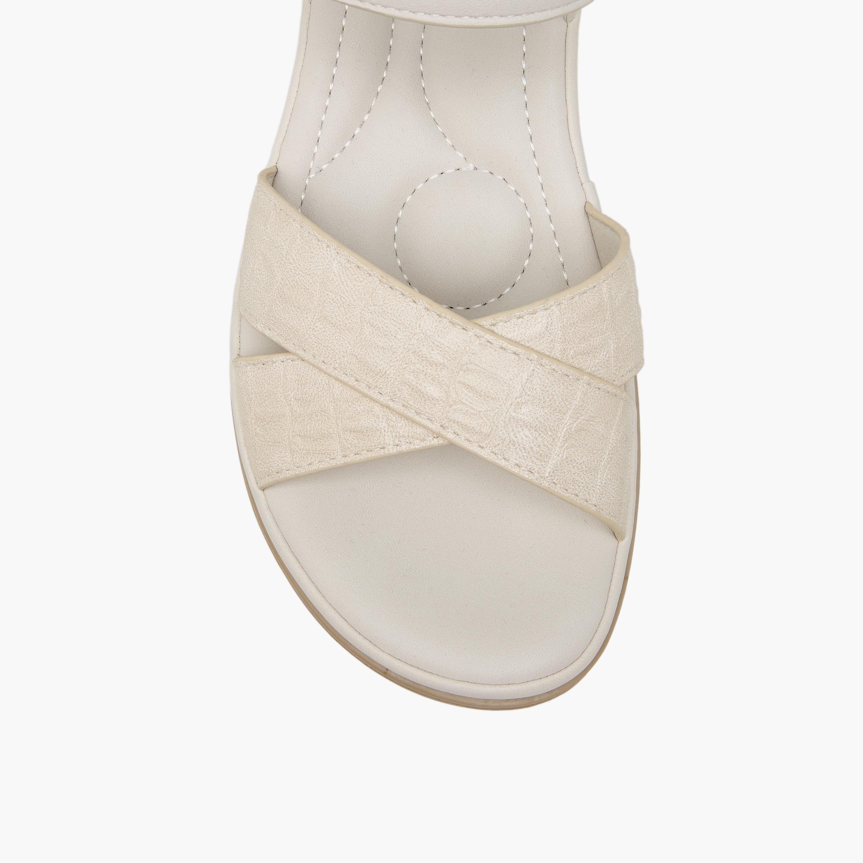 Le Confort Women Hook & Loop Strap Sandals-women-shoes-flats-sandals-image-3