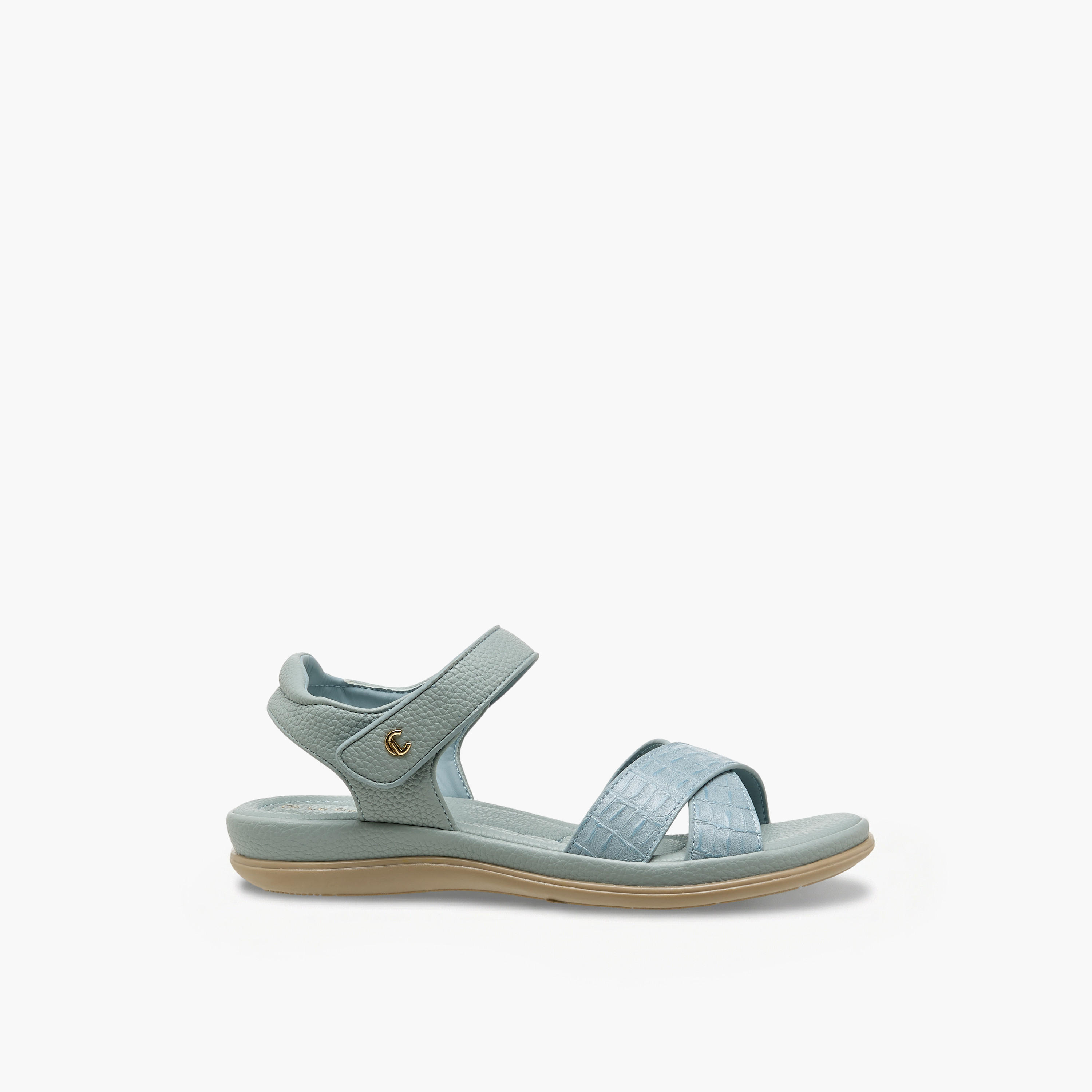 Le Confort Women Hook & Loop Strap Sandals-women-shoes-flats-sandals-image-2