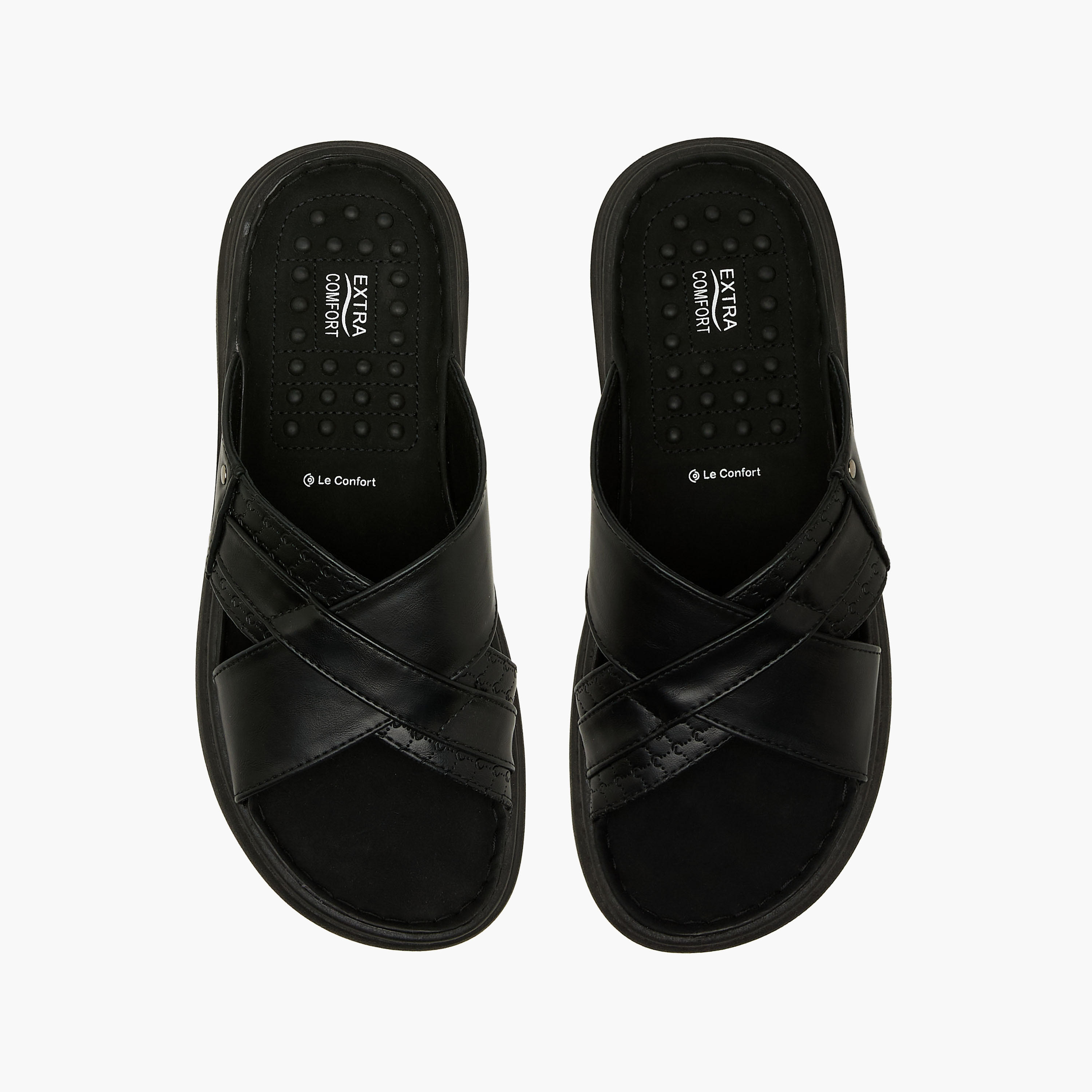 Le Confort Men Cross Strap Sandals-men-shoes-sandals-image-1